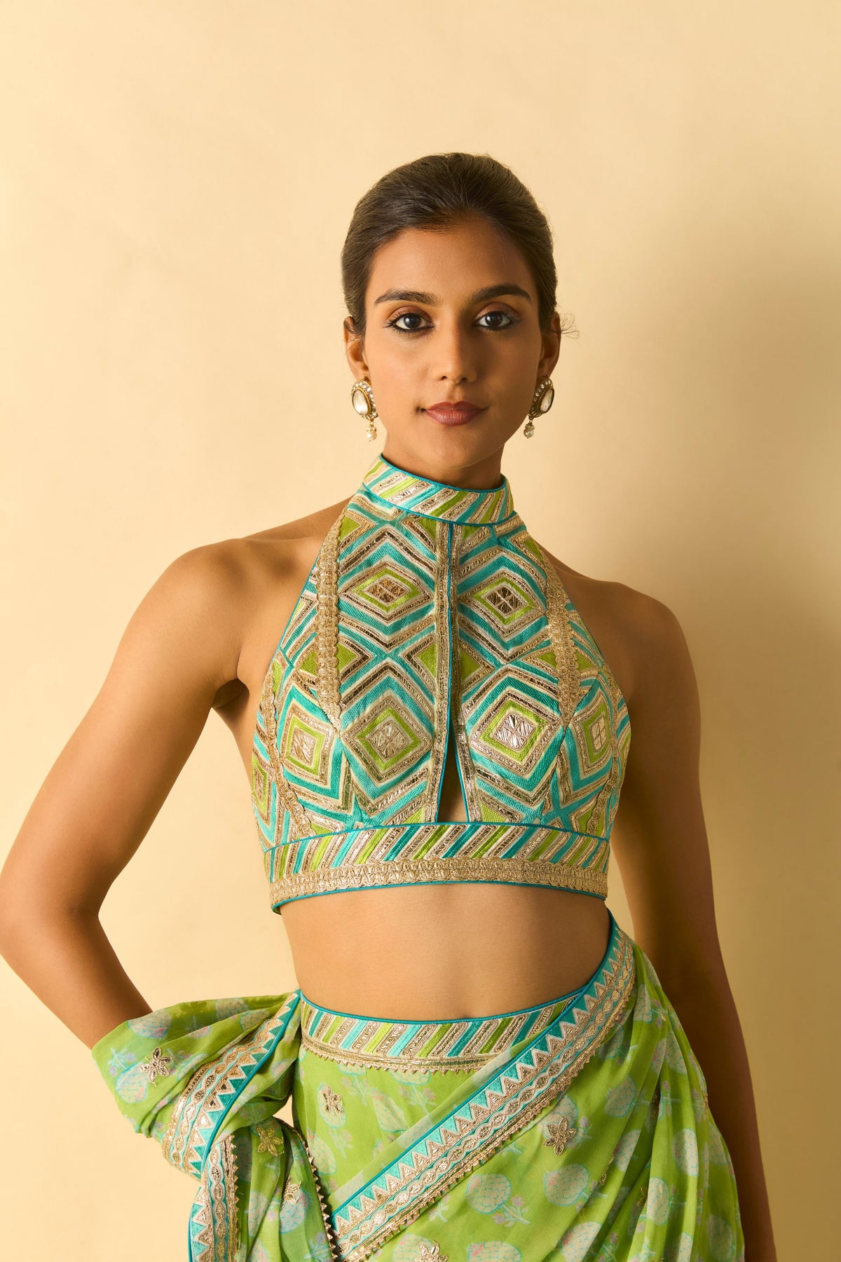Labdhi Draped Saree Set