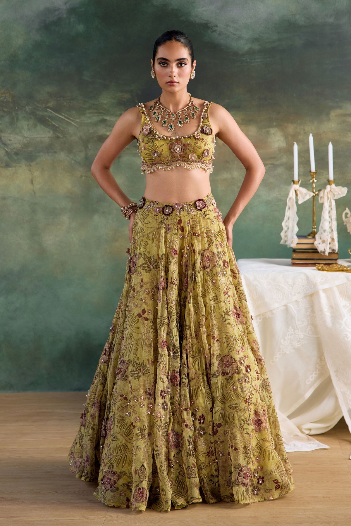 Roselle Lehenga Set