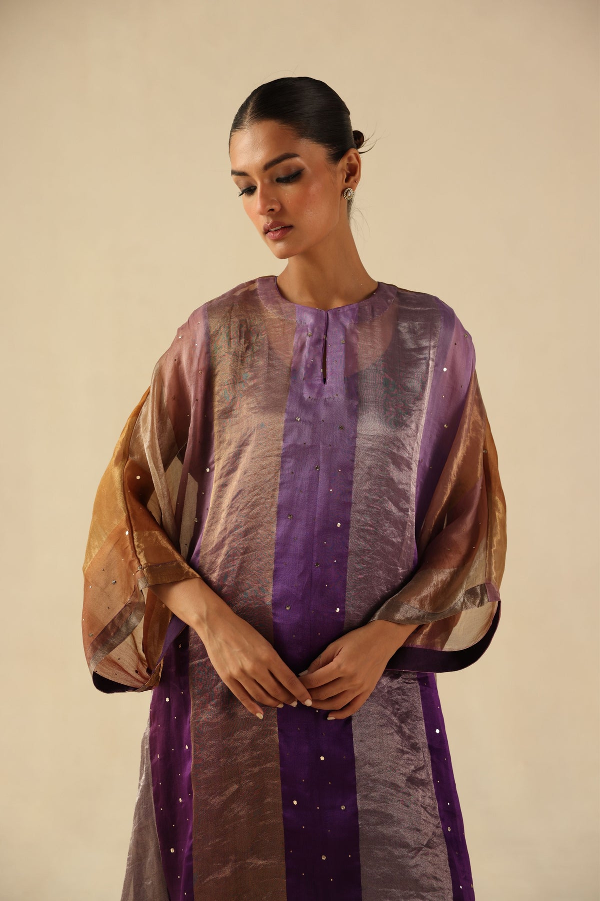 Purple Tabeer Kurta Set
