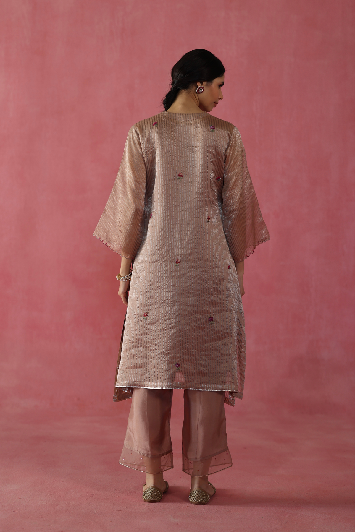 Beige Shakkar Kurta Set