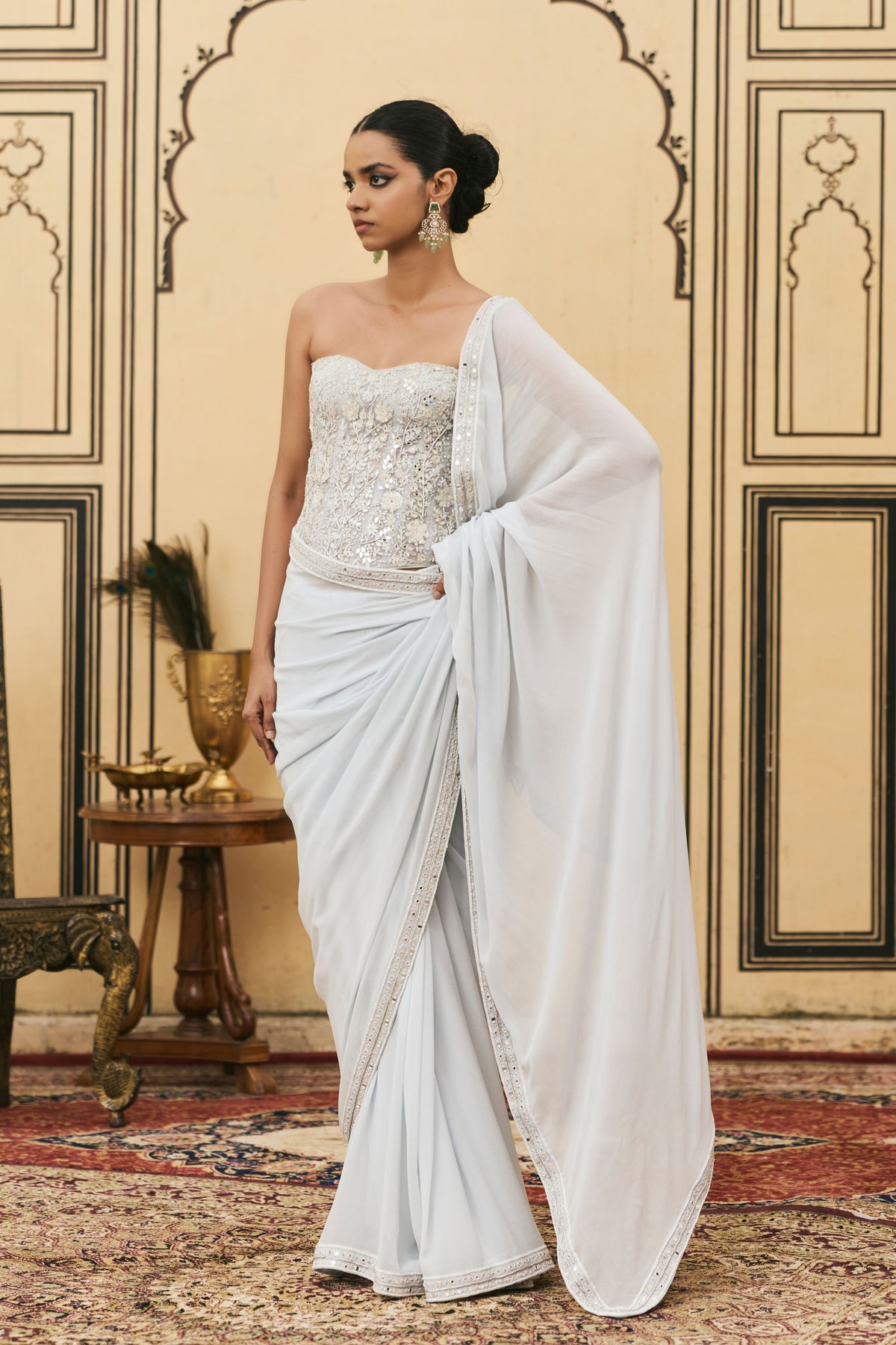 Falsai Saree Set