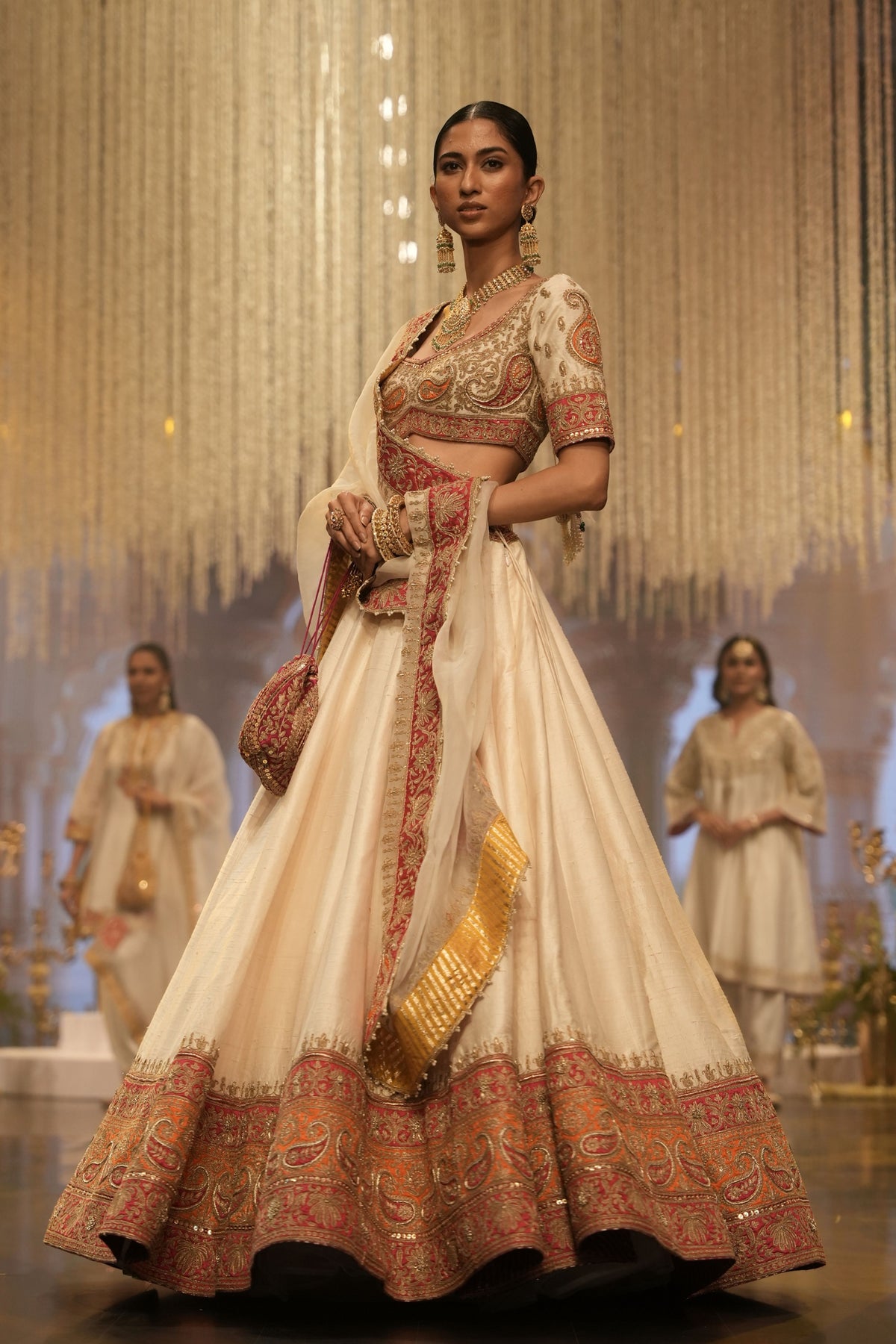 Daisy Ivory Lehenga Set