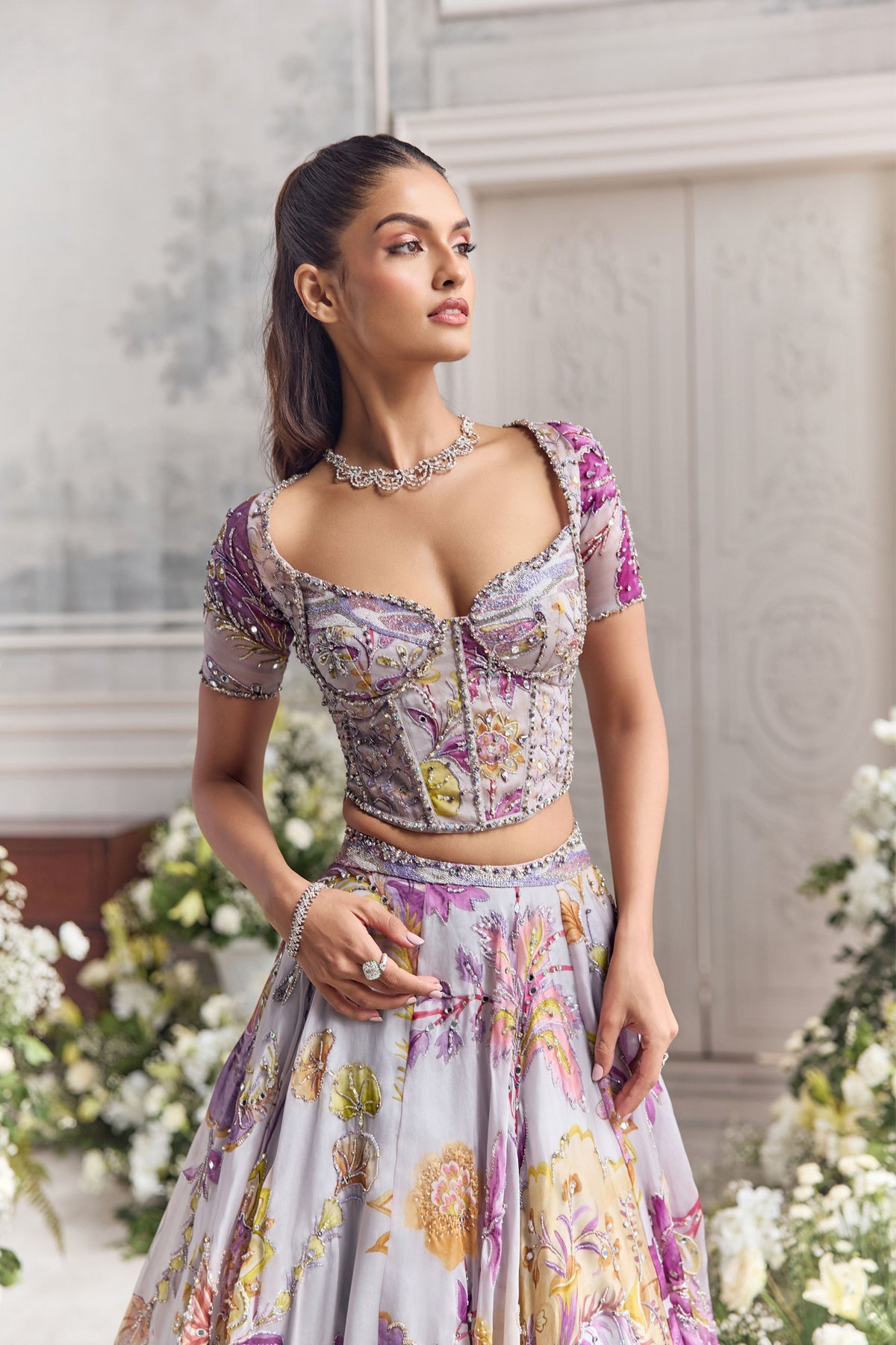 Wafiya Lehenga Set