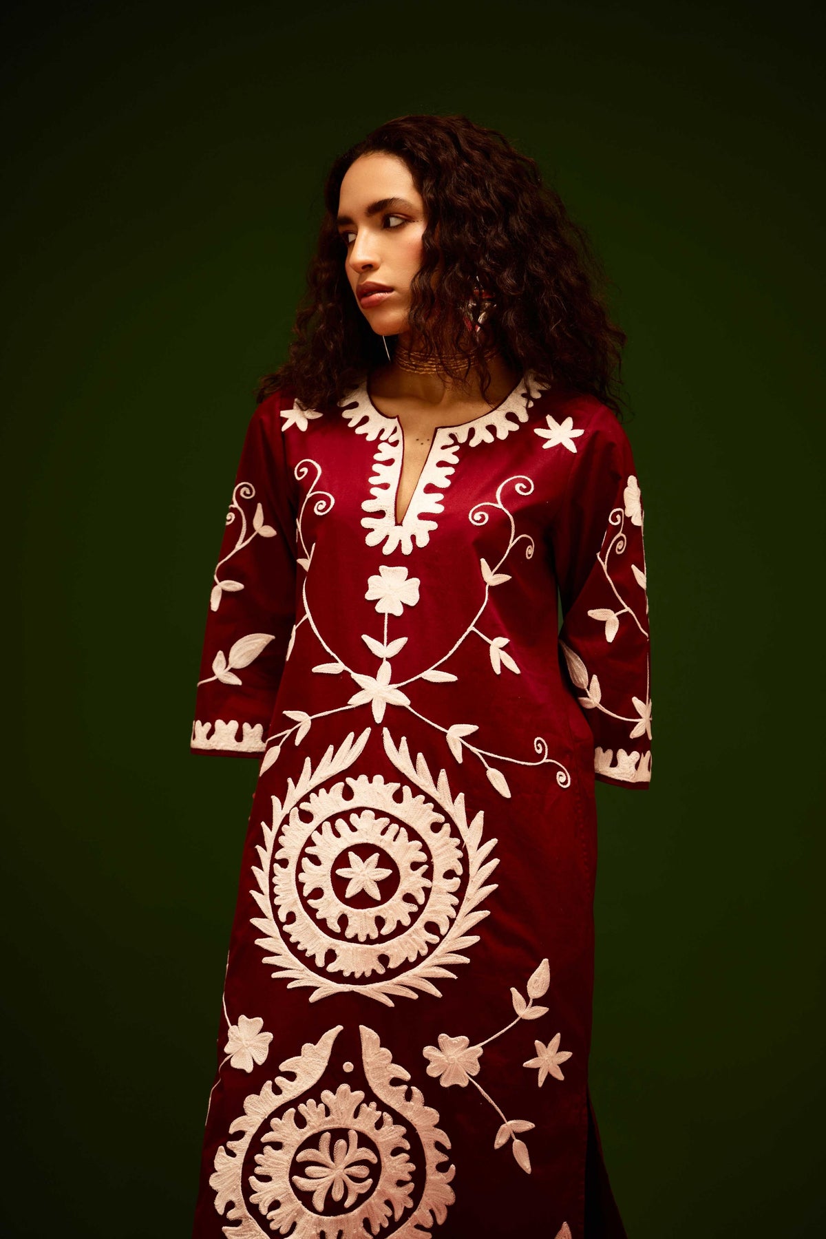 Burgundy Maxi Dress