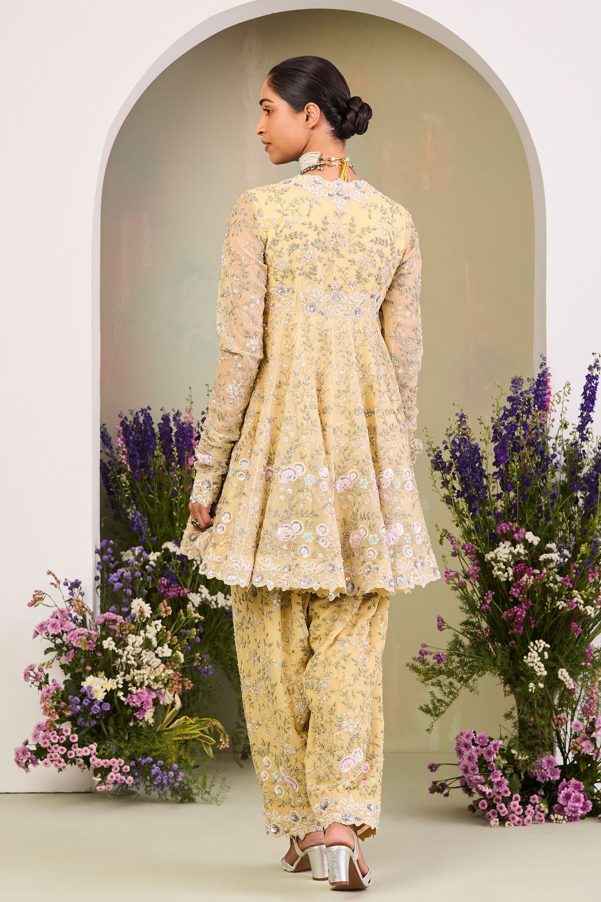 Rabia Short Anarkali Set