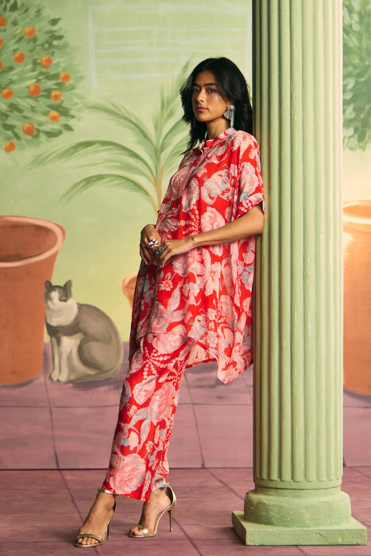 Crimson Orchard Co-ord Set