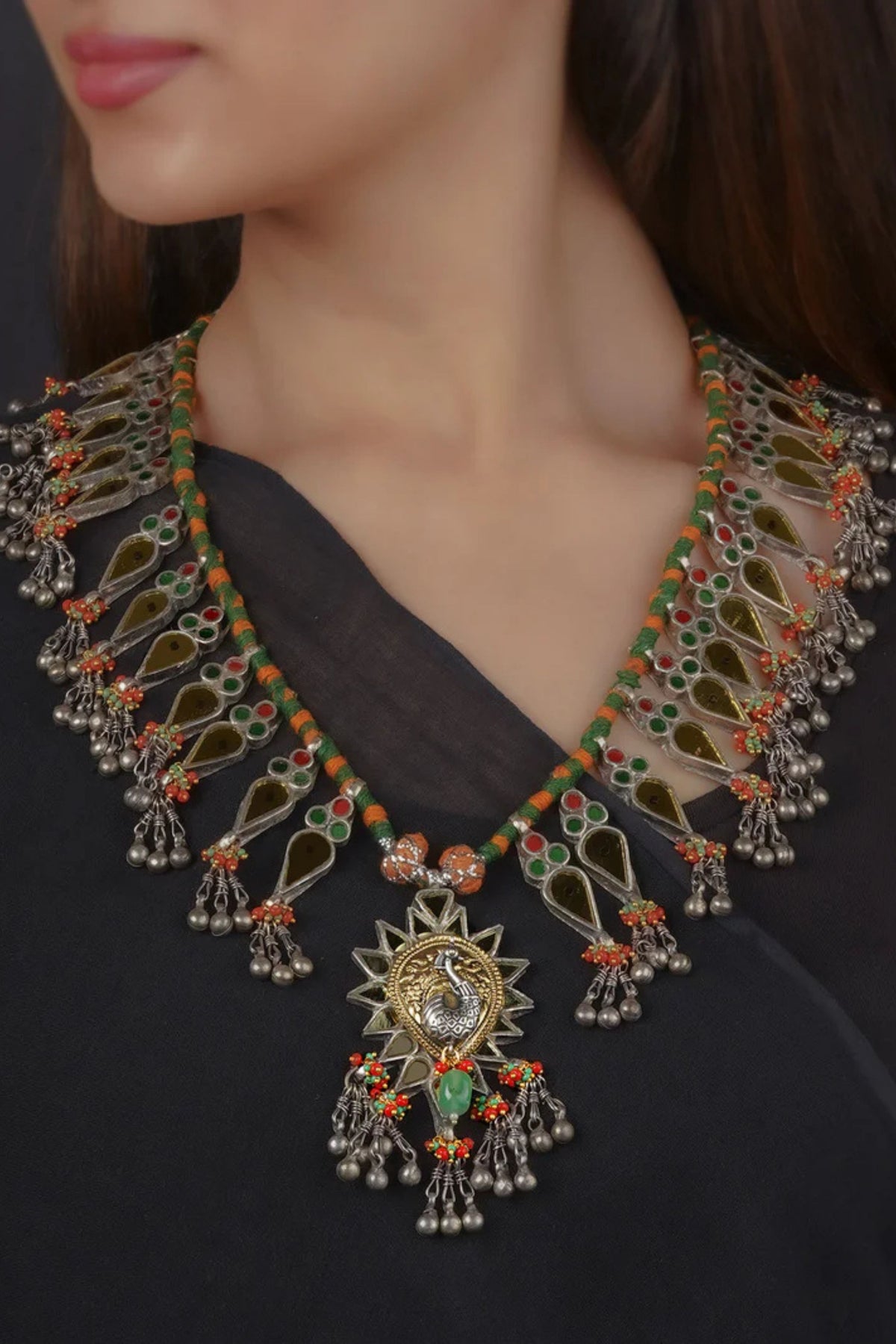 Multicolor Tribal Necklace