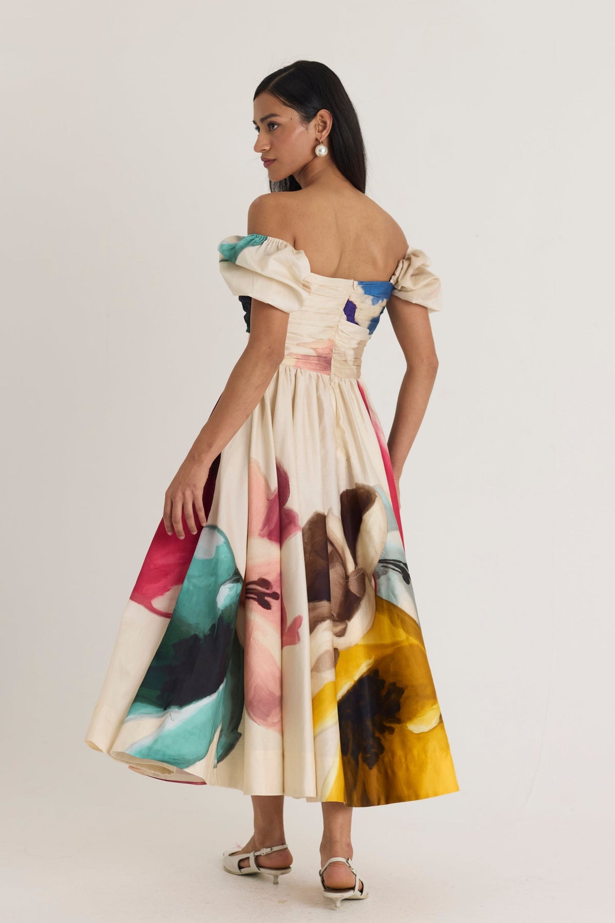 Lila Puff Sleeve Dress
