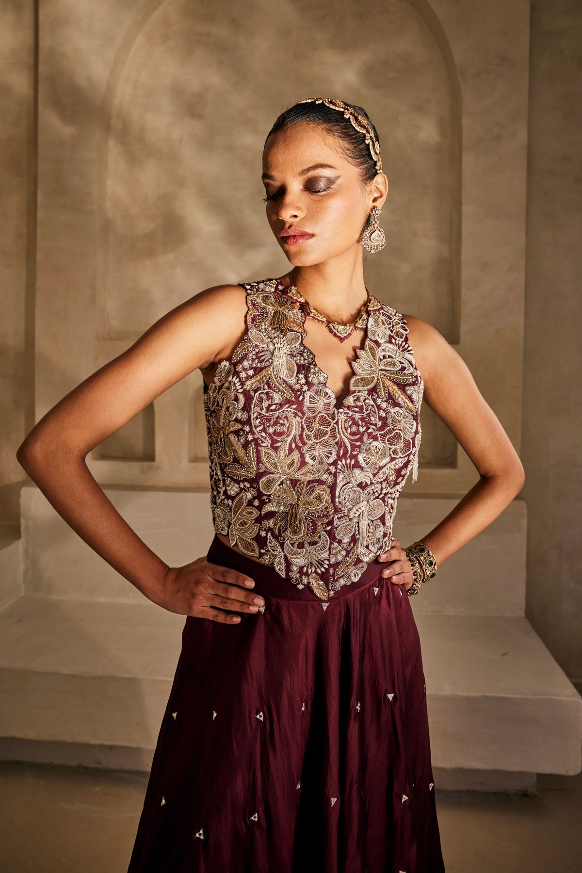 Gulnaz Waistcoat Set