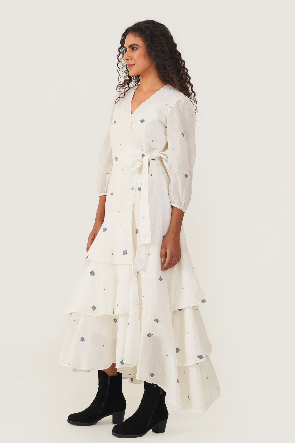 Ivory Olive Dress