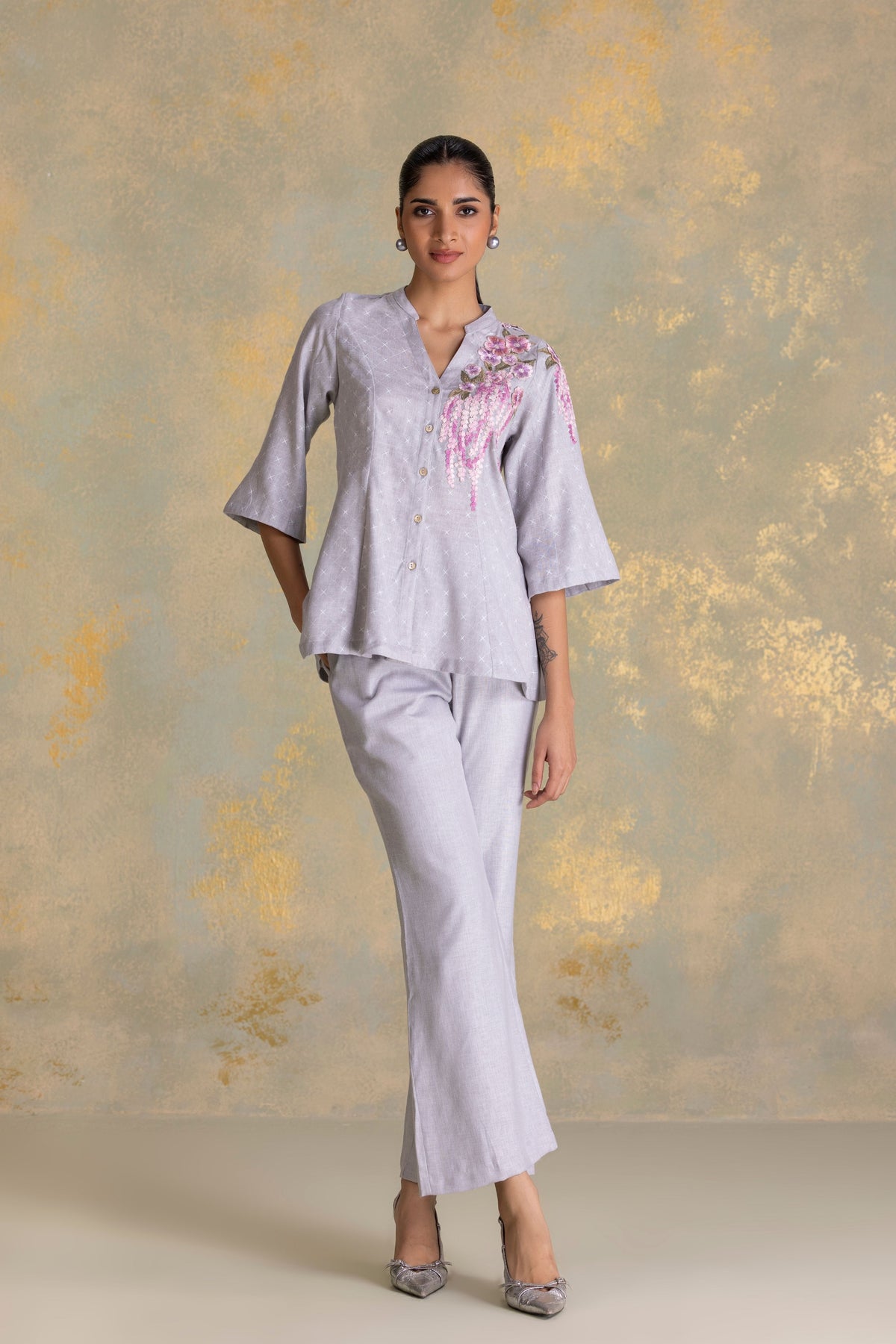 Delfina Smoke Co-ord Set