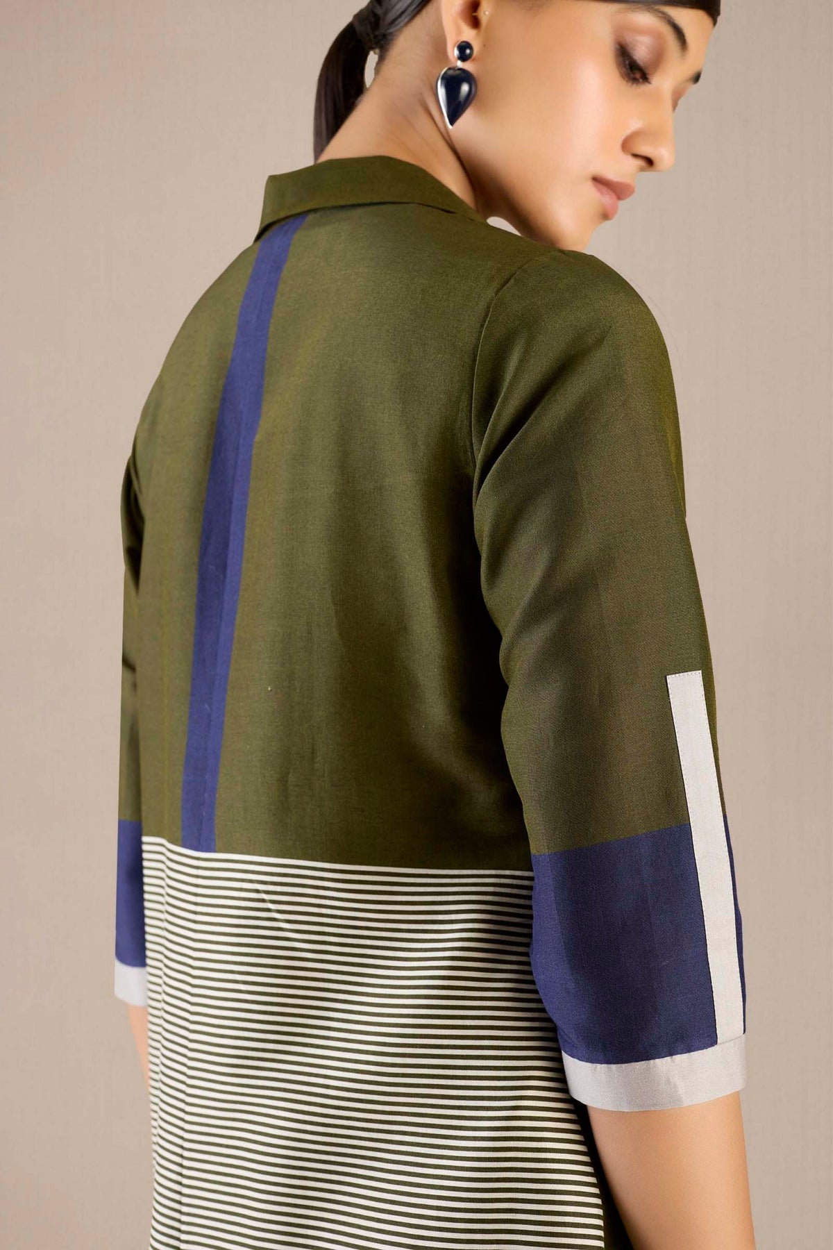 Ilana Olive Tunic Set