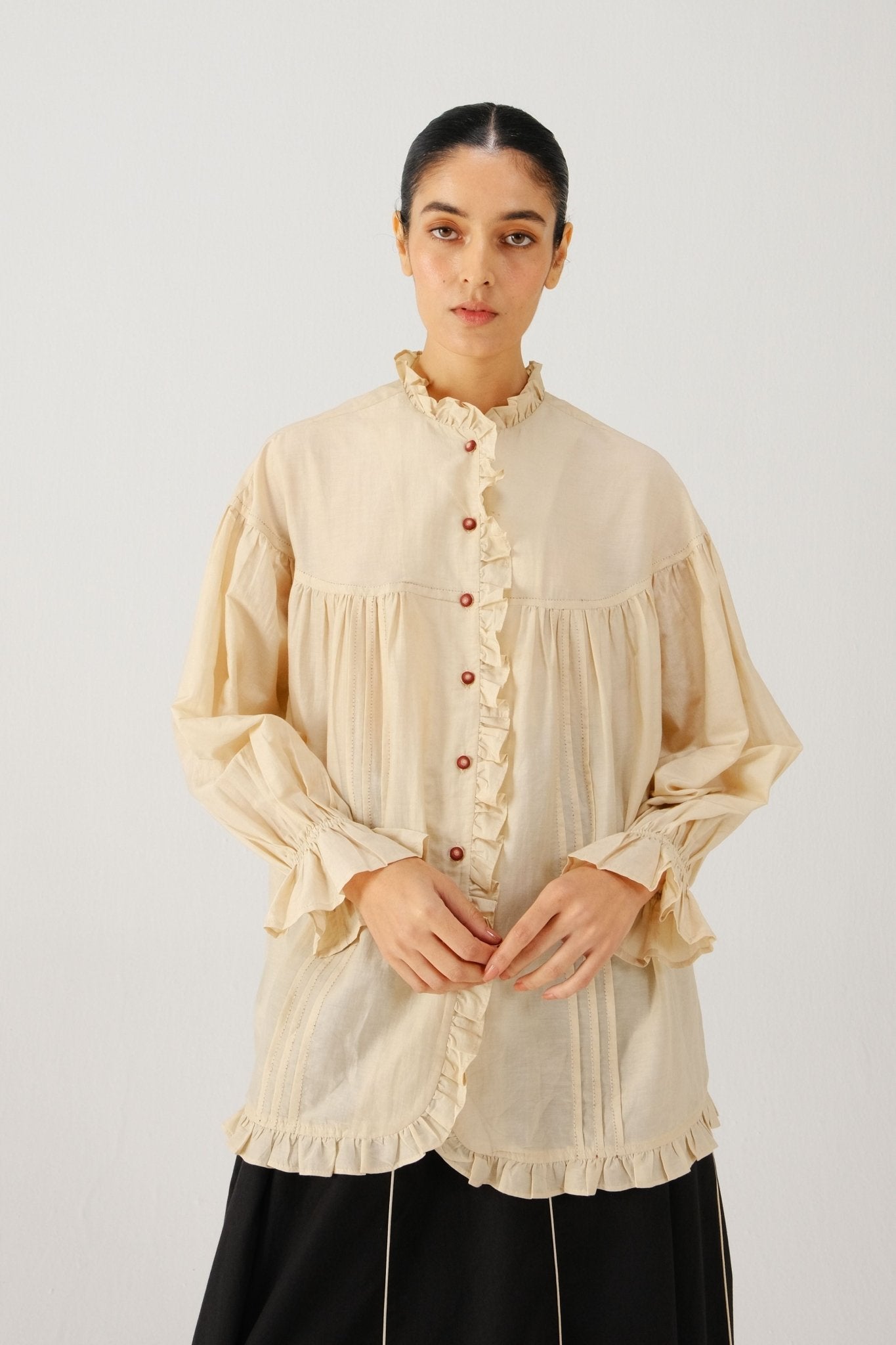 Ivory Fiji Top - Cord - Elahe