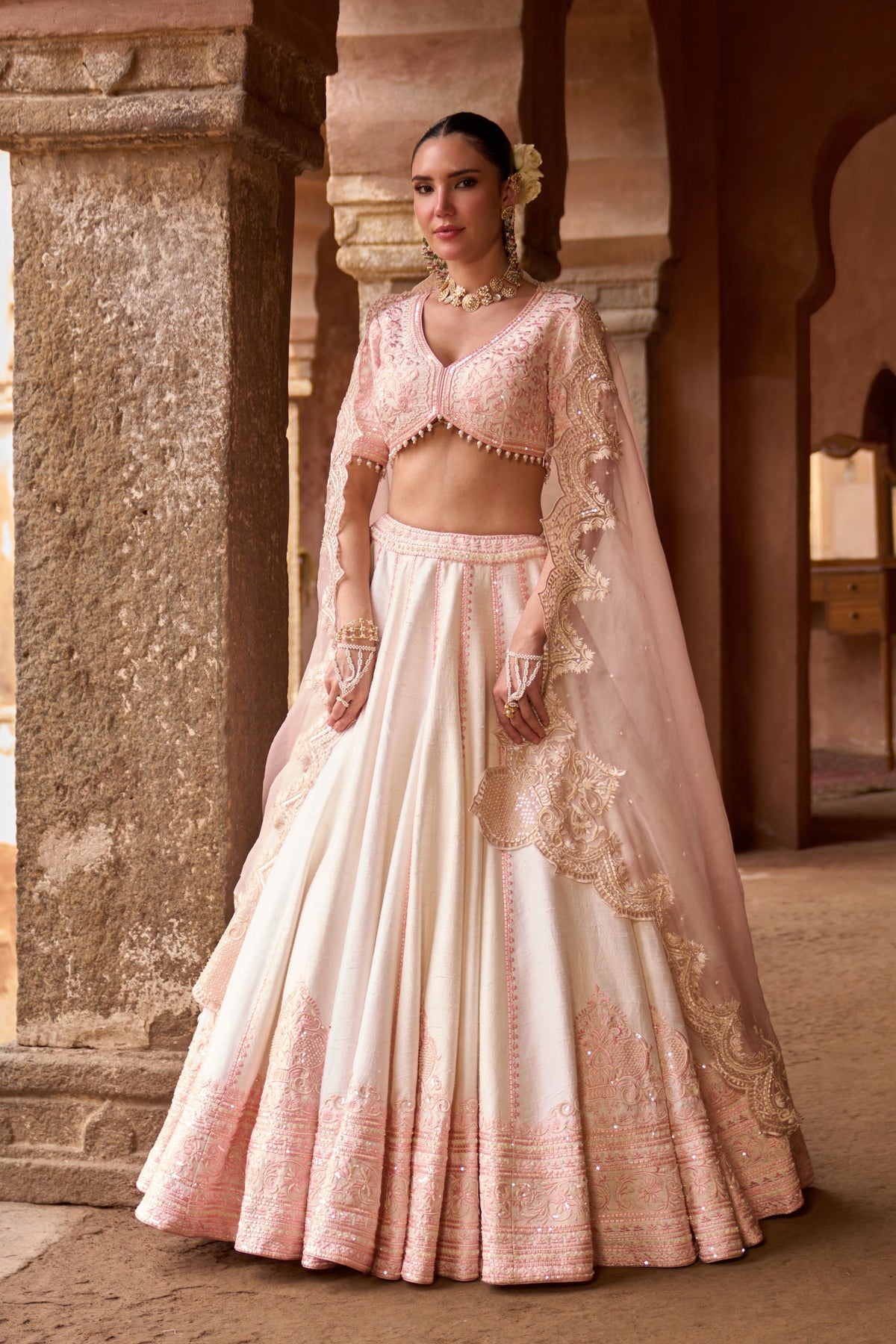 Sayeeda Reham Gara Lehenga Set