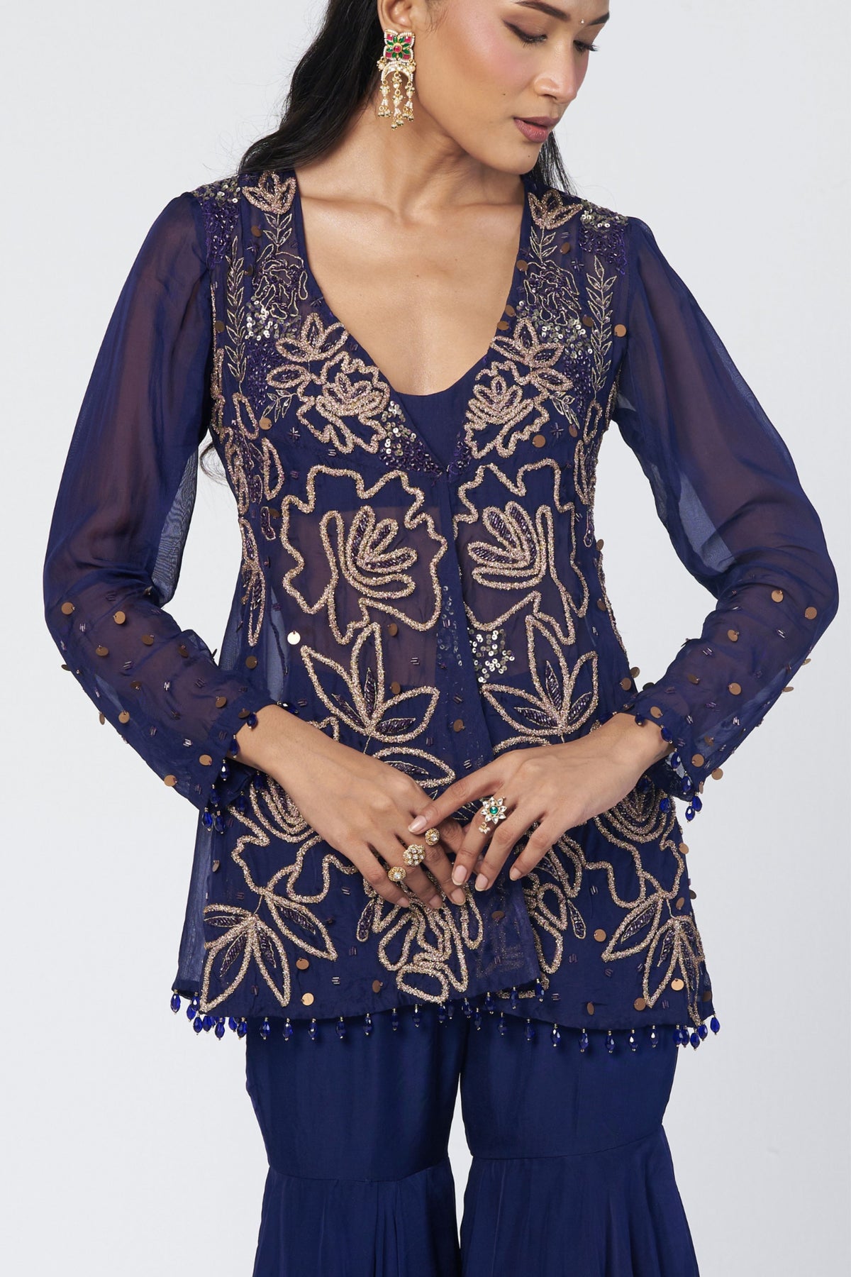 Rim-Jhim Duo Sharara Set