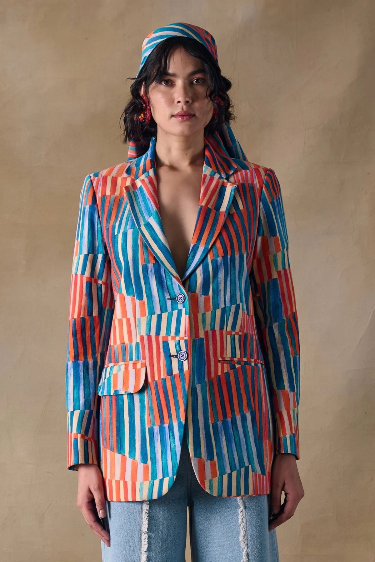 Asilah Stripe Blazer