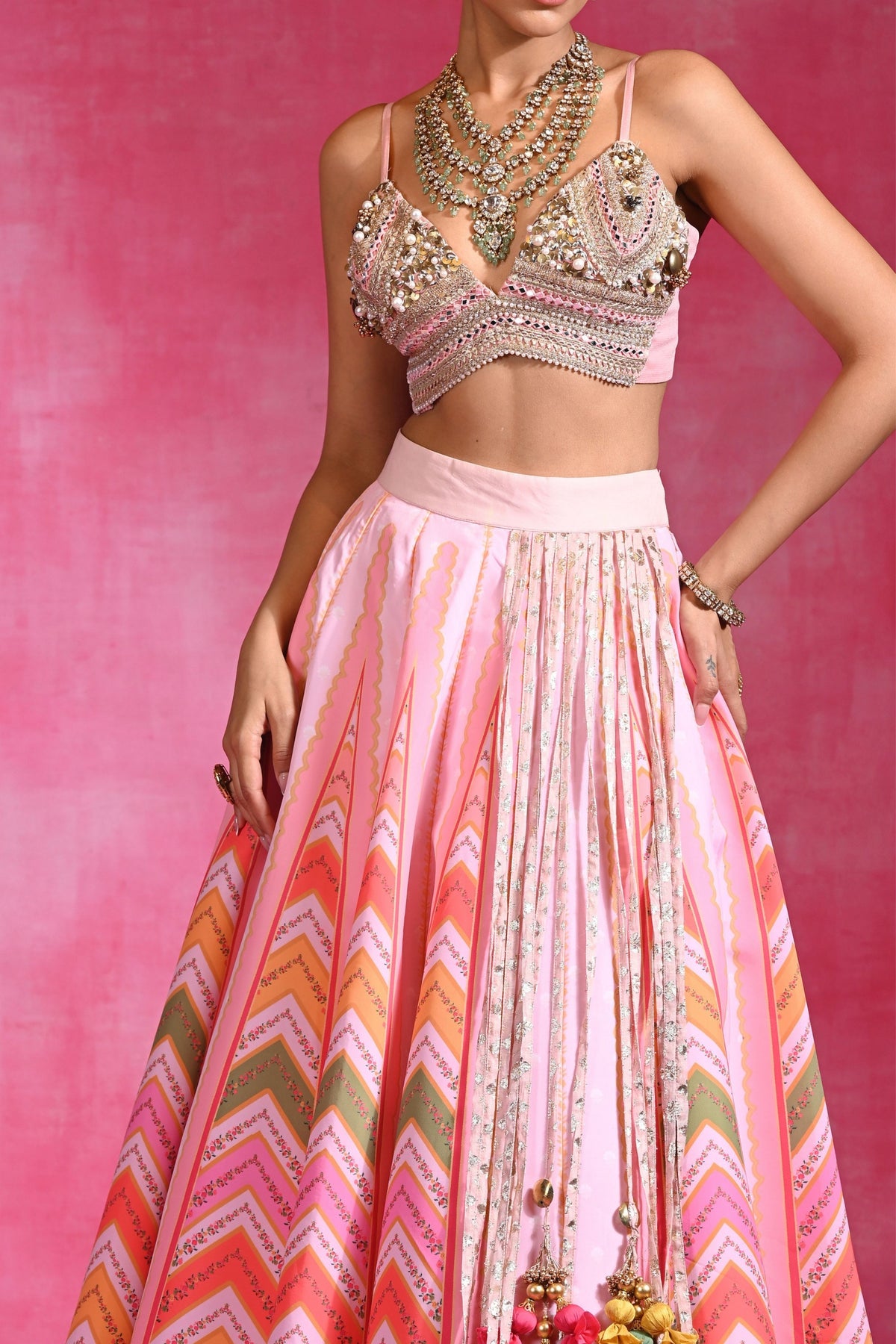 Mehar Tassel Lehenga Set
