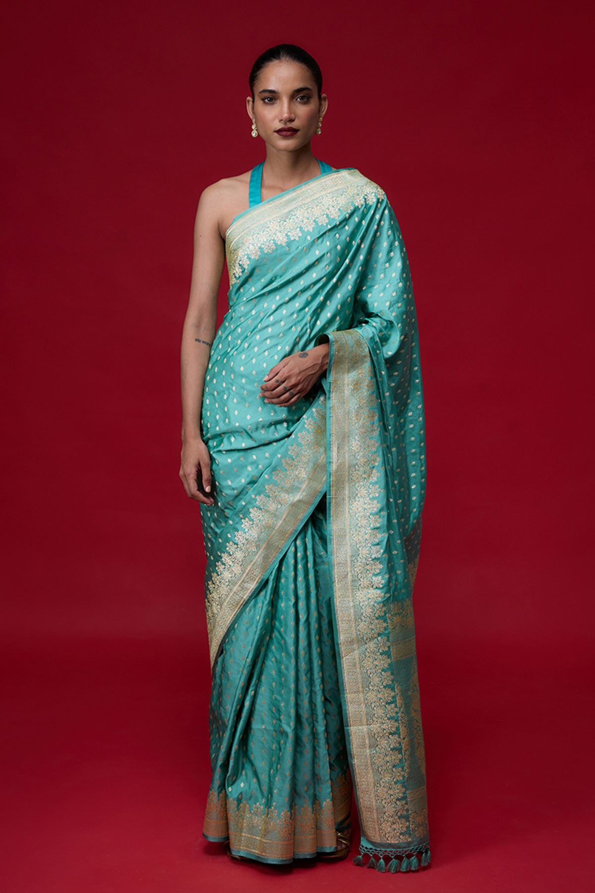 The Electric Breeze Saree