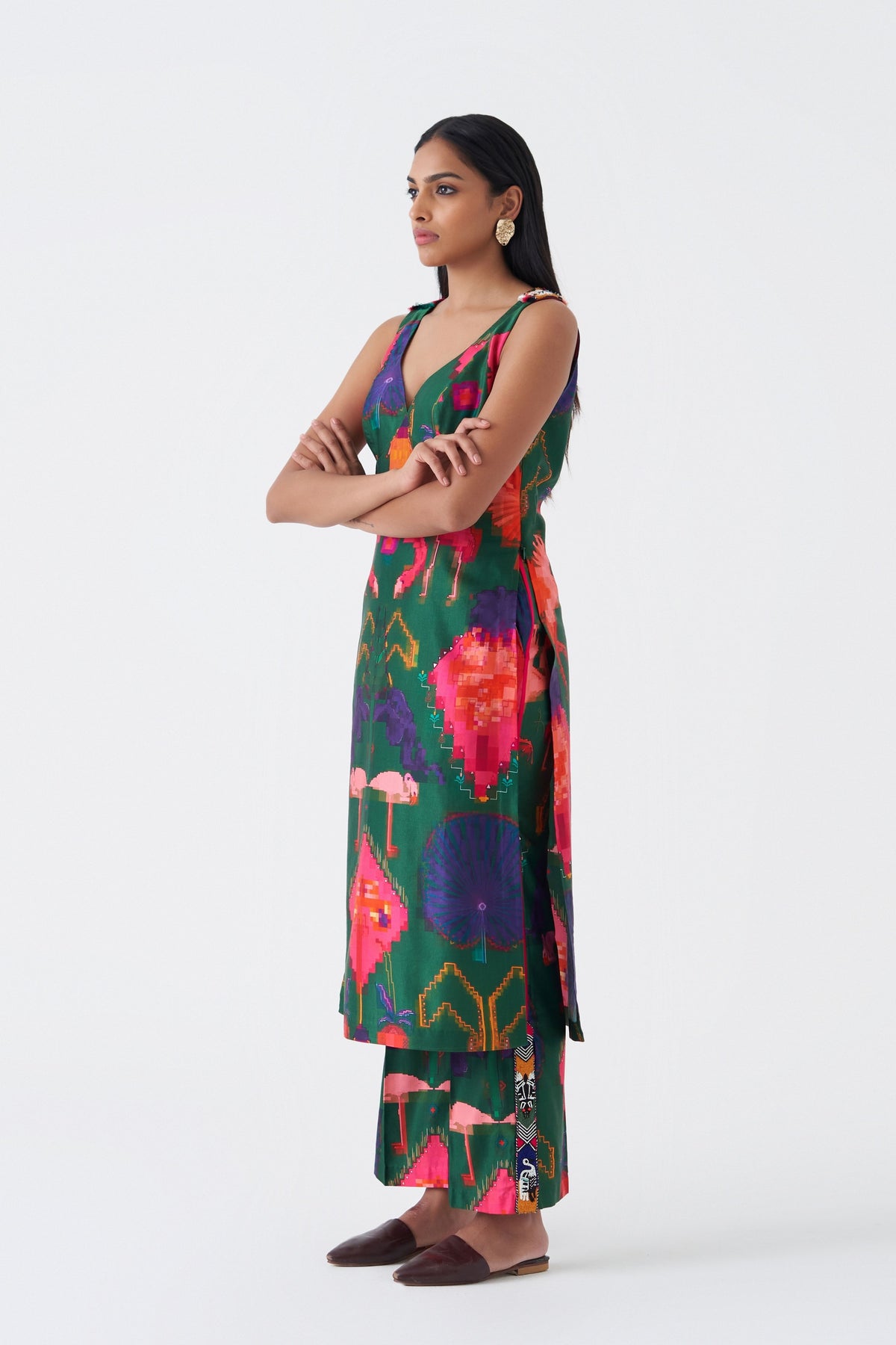 Oaxaca Verde Kurta Pant Set