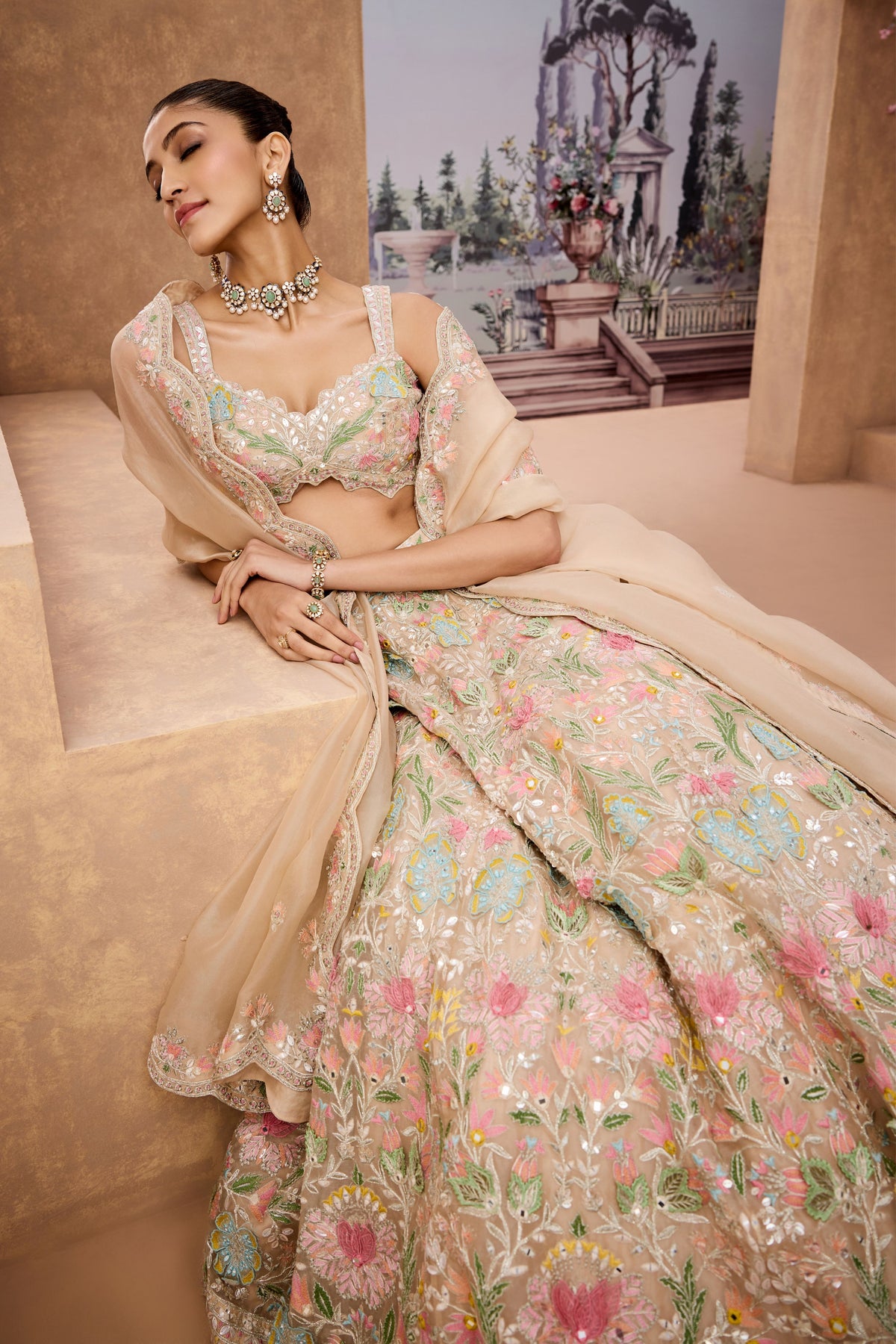 Mtb-pj 3d Lehenga Set