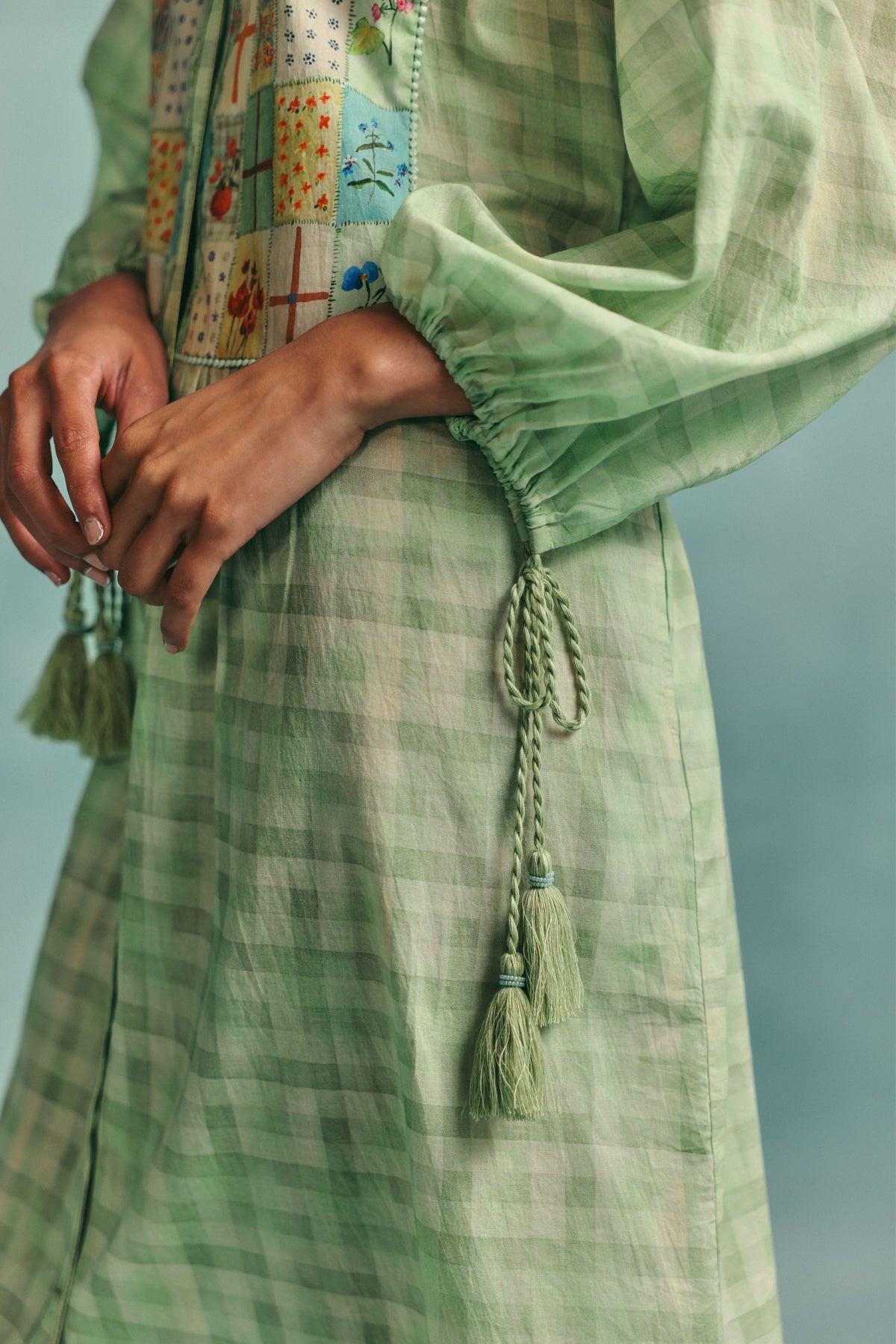 Flora Mint Shirt Dress