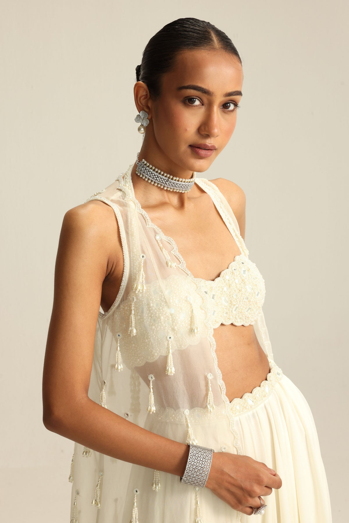 Pearl and Mirror Jacket Set