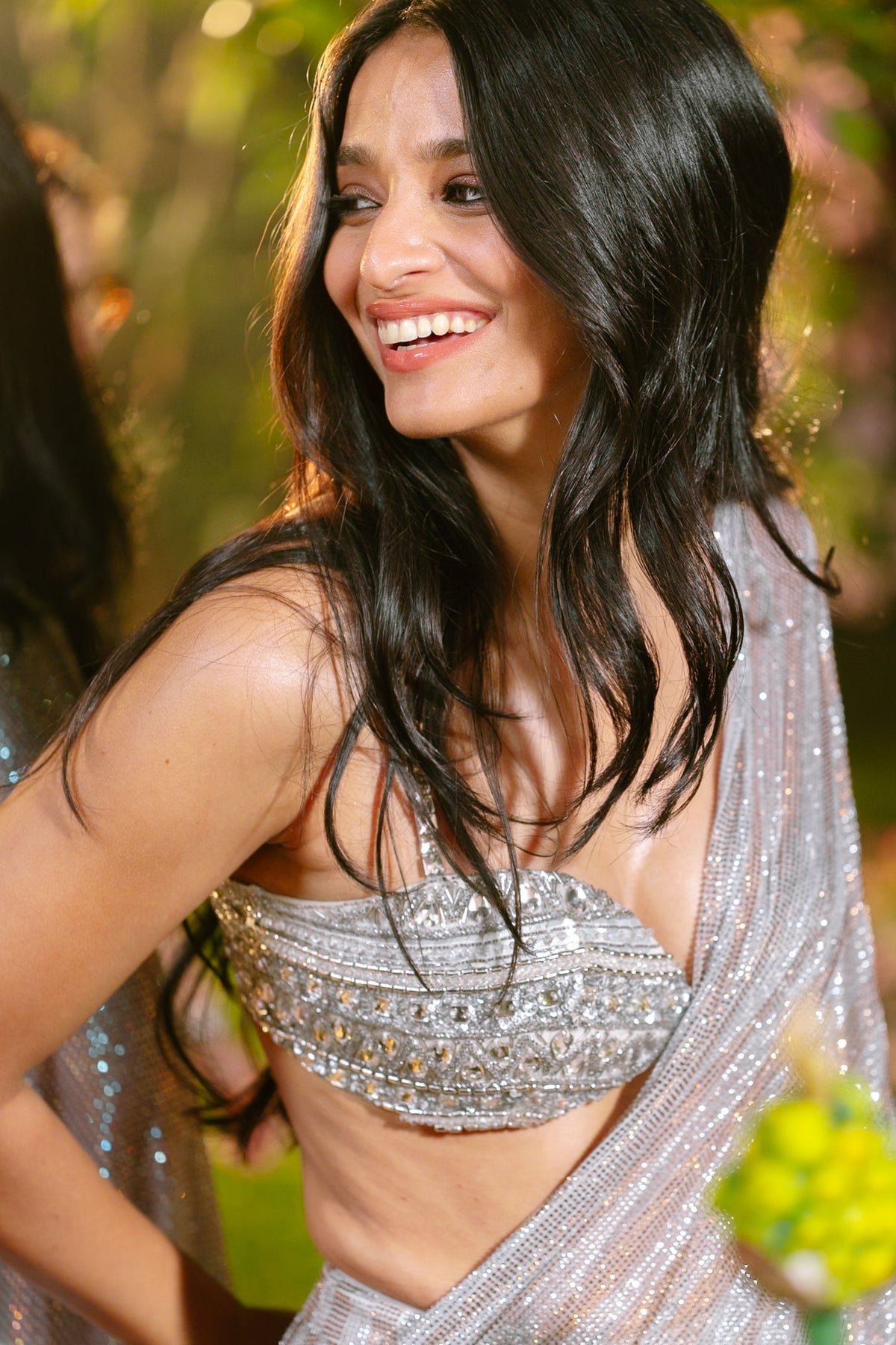 Celestial Stride Draped Saree Set