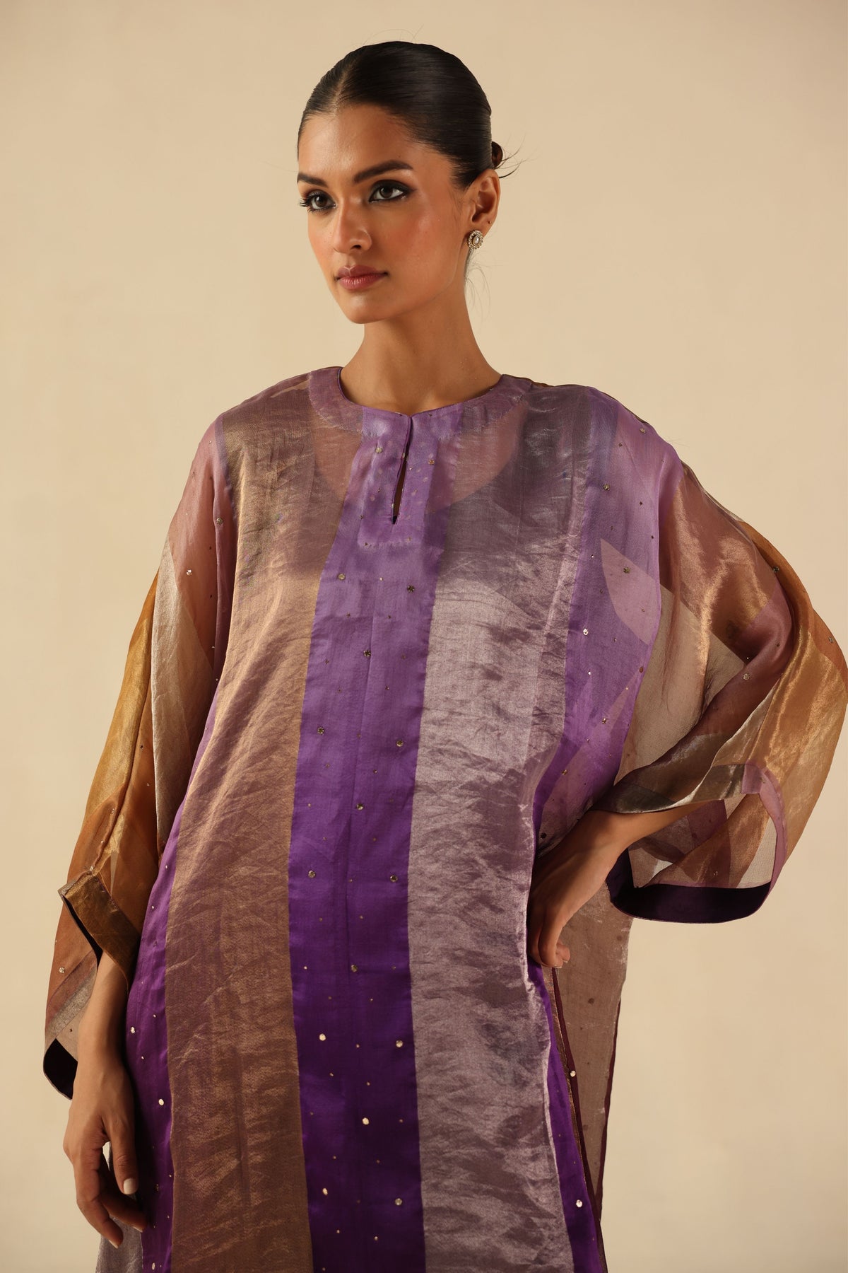 Purple Tabeer Kurta Set