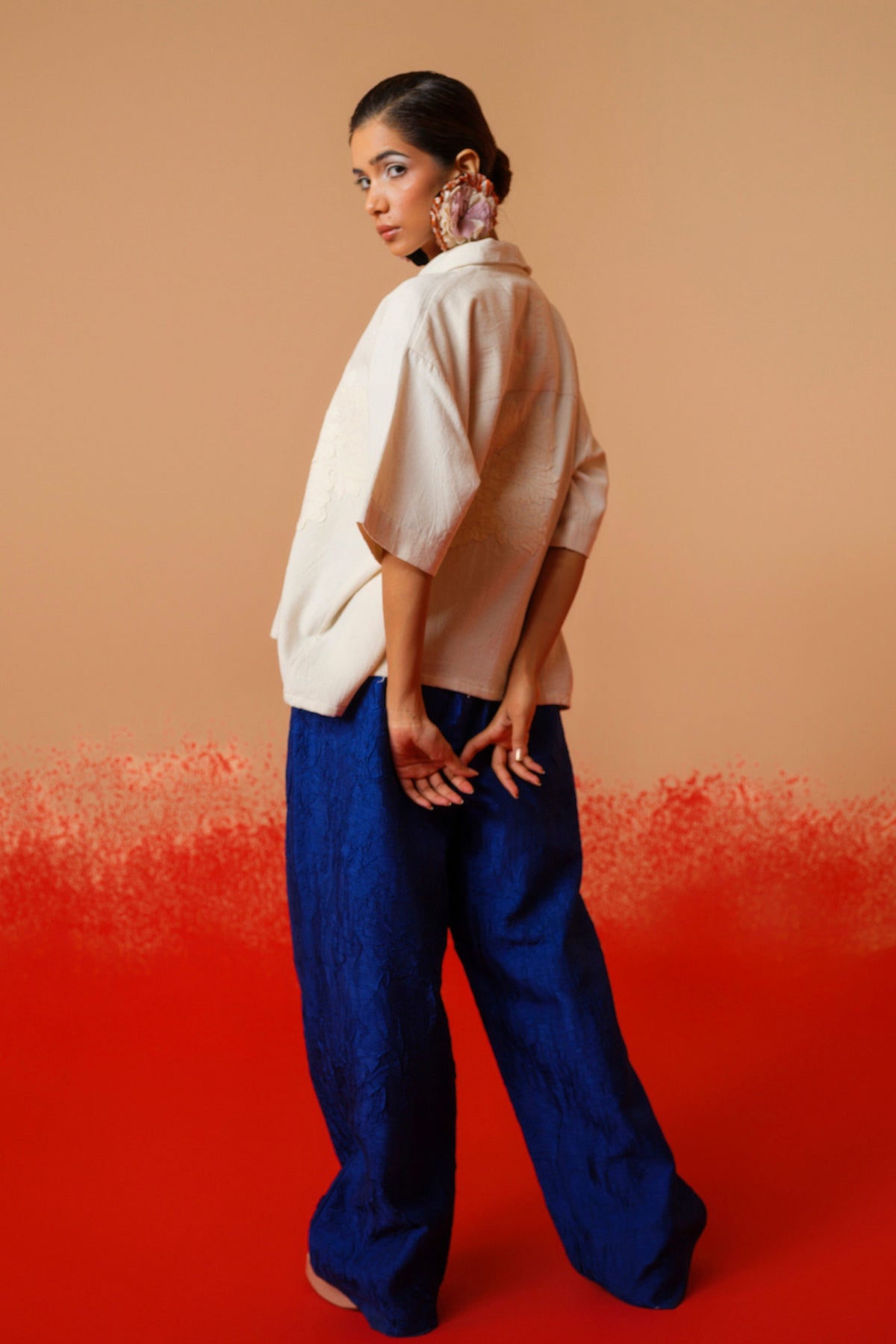 Blue Petal Pants