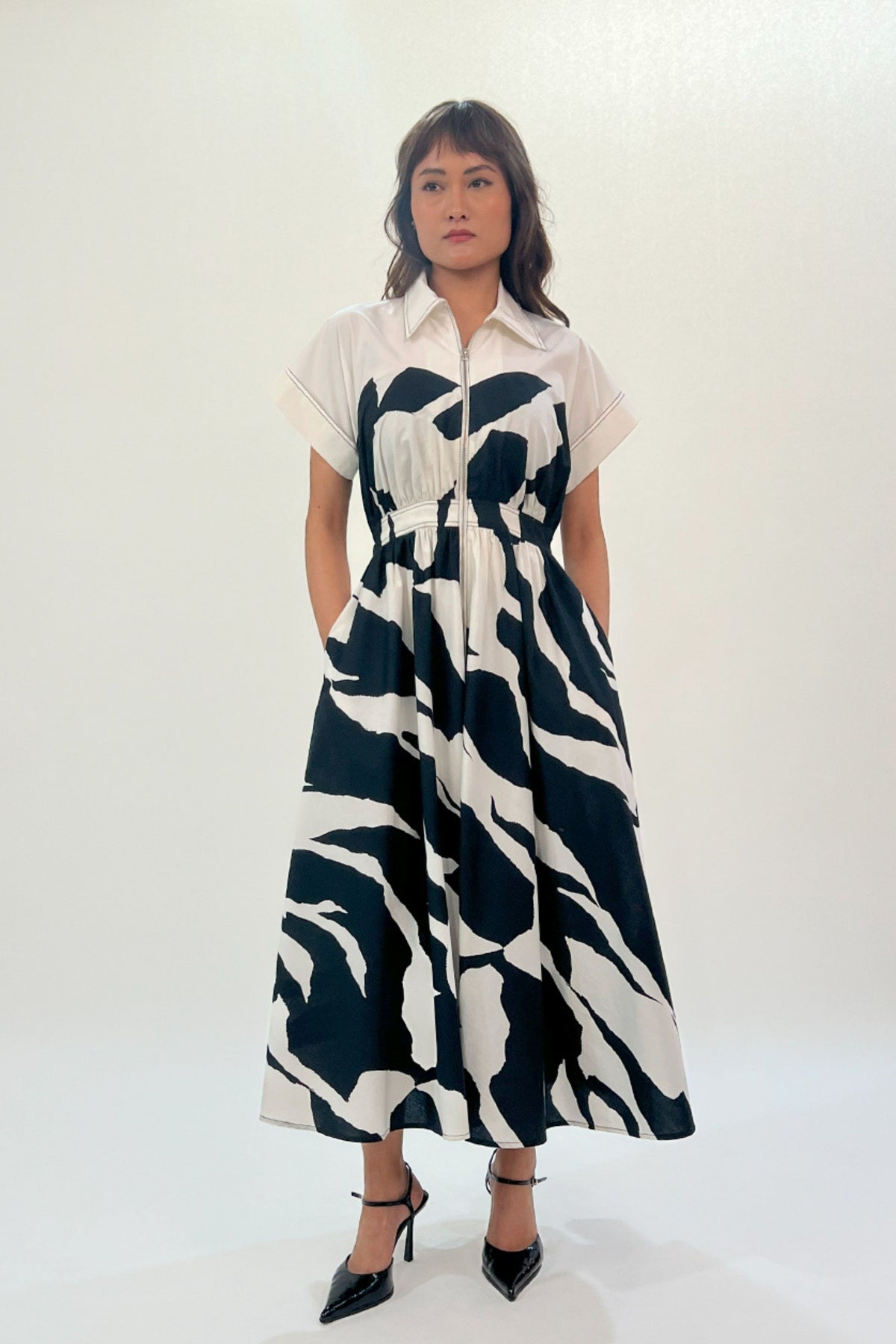 Stream Cup Zip Dress