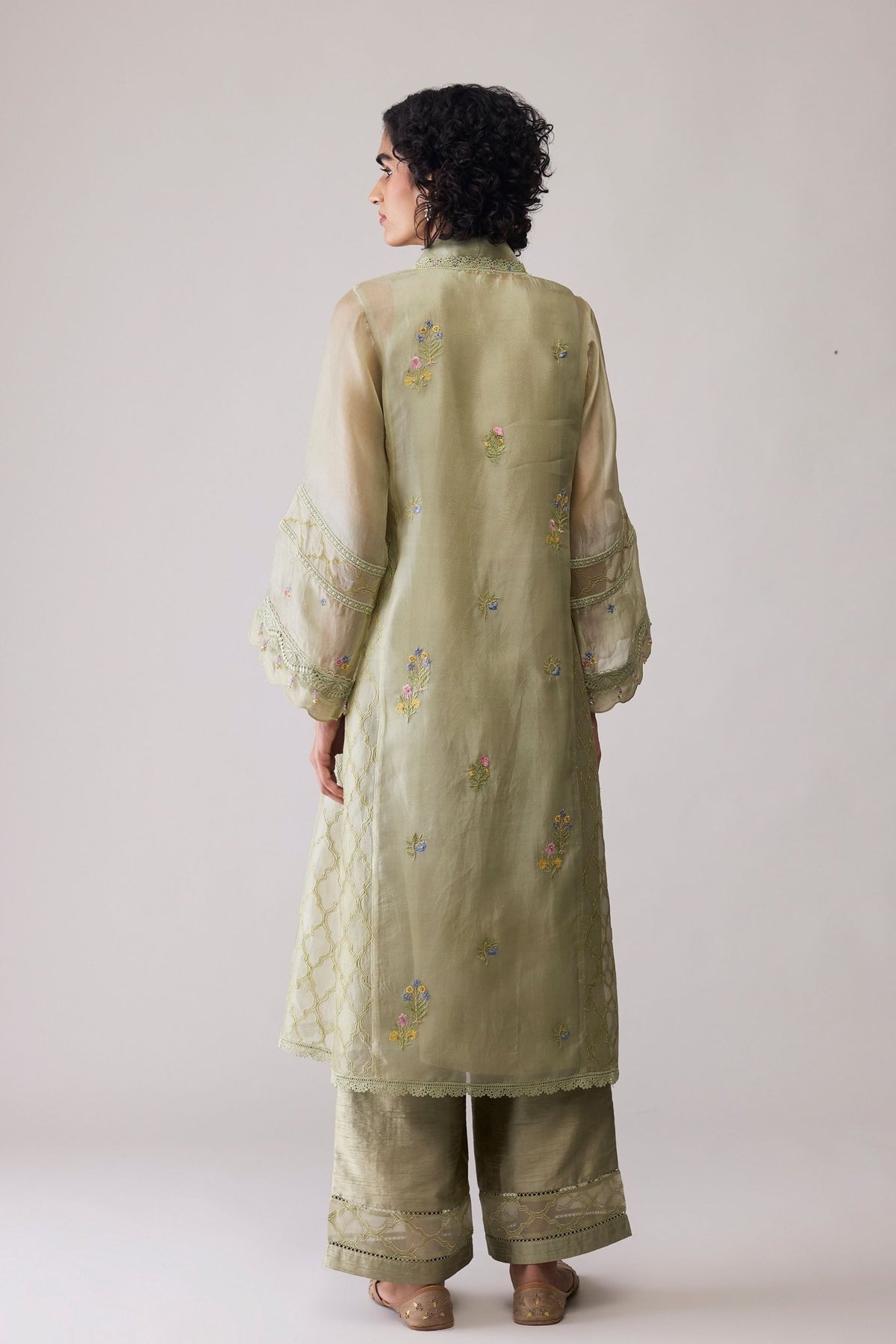 Ambreen Green Tunic Set