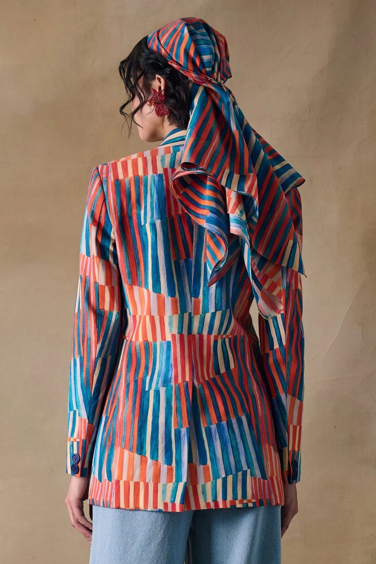 Asilah Stripe Blazer