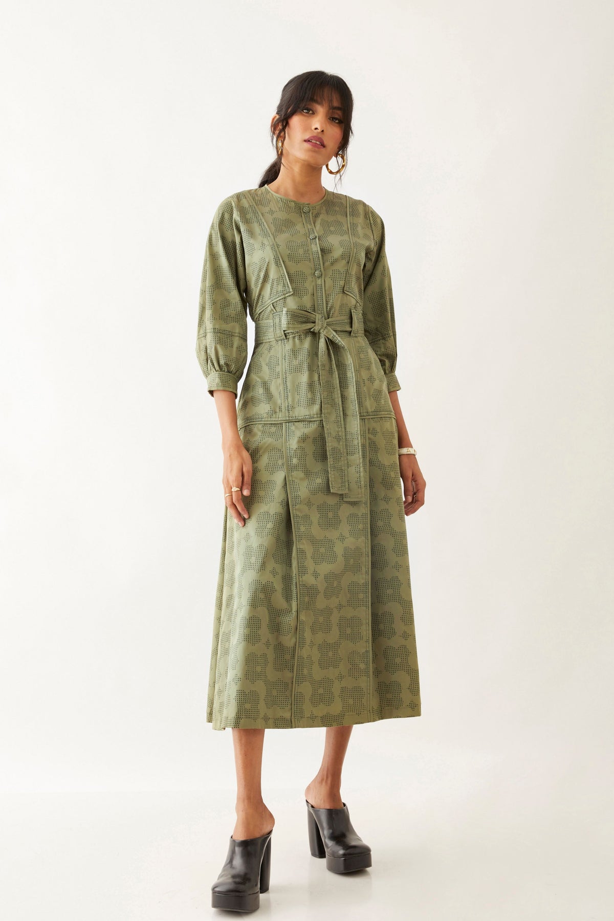 Silvie Sage Dress