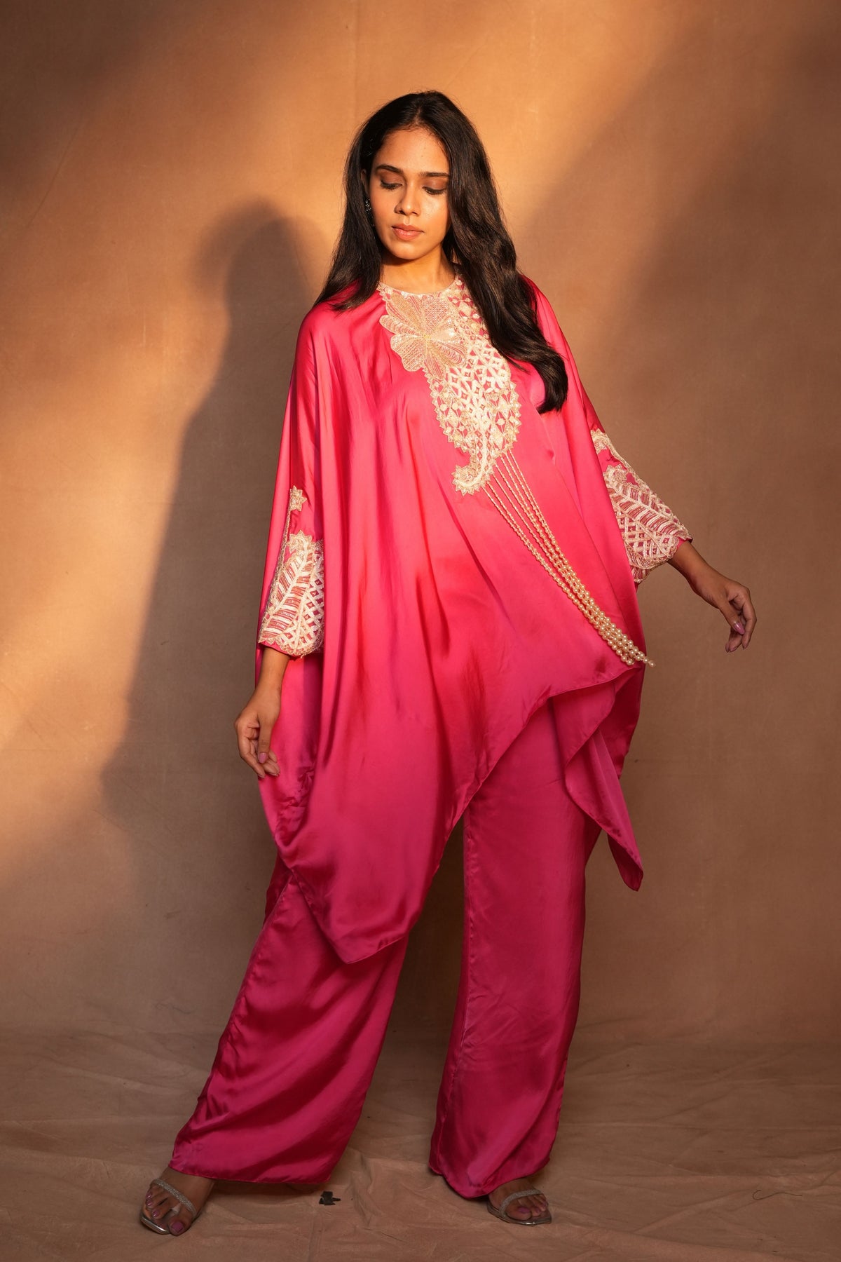Pink Kaftan Set