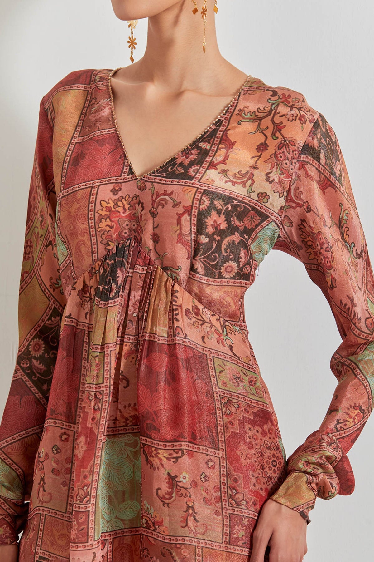 Spicy Glam Sharara With Top