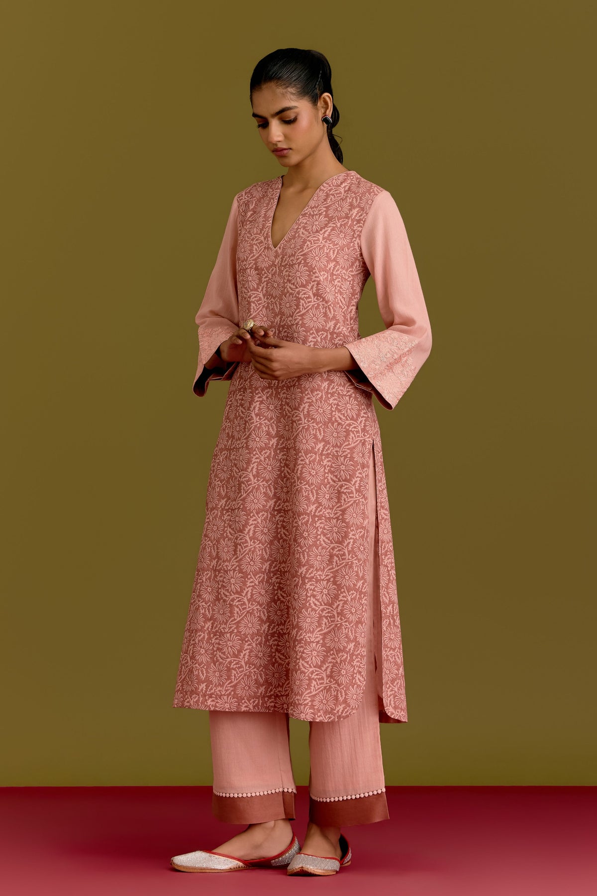 Pink Kurta Set
