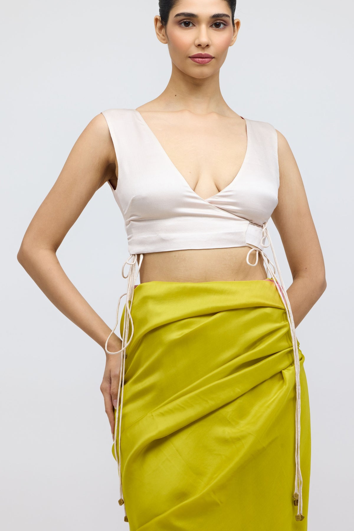 Pearl Angrakha Blouse