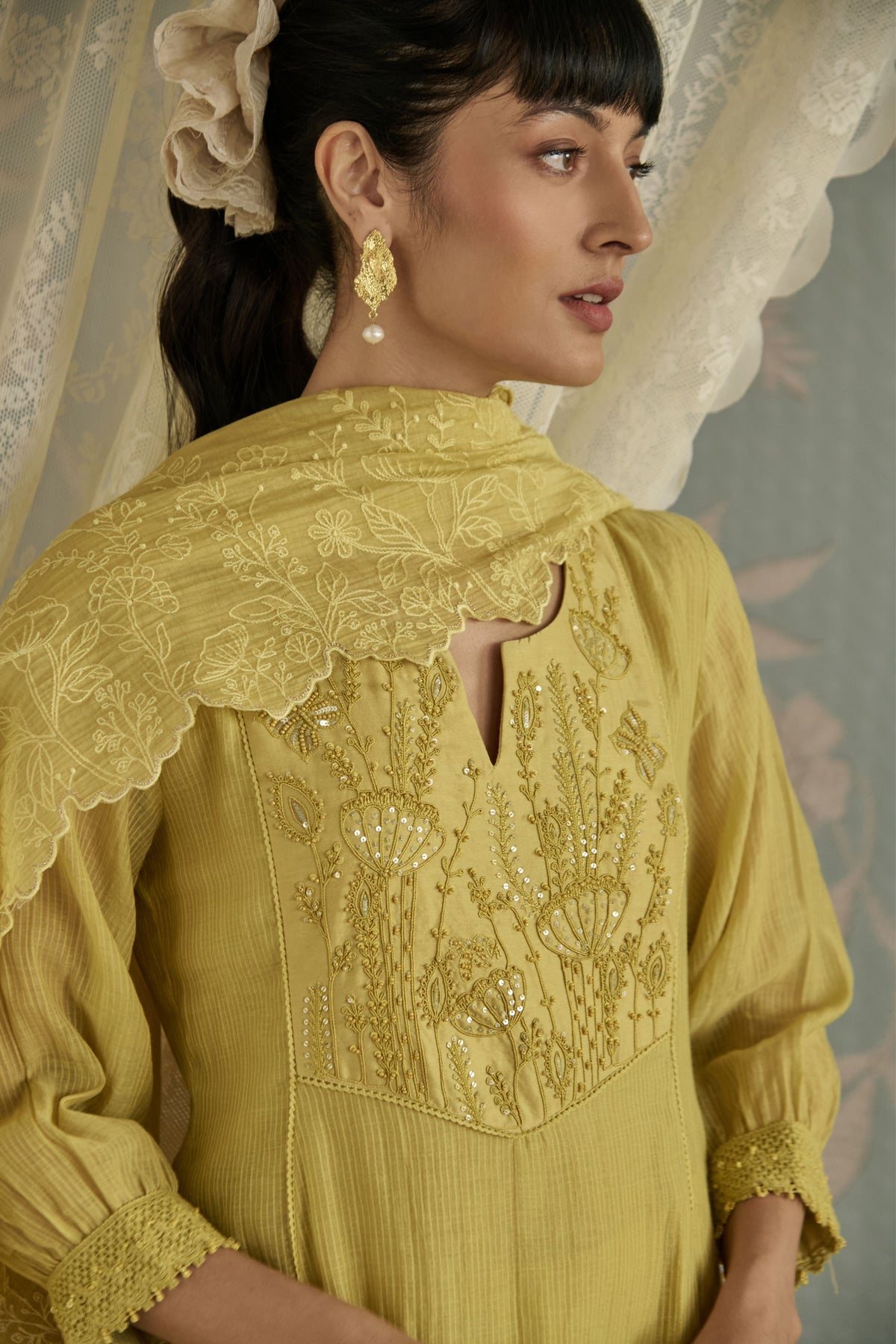 Yellow Nora Kurta Set