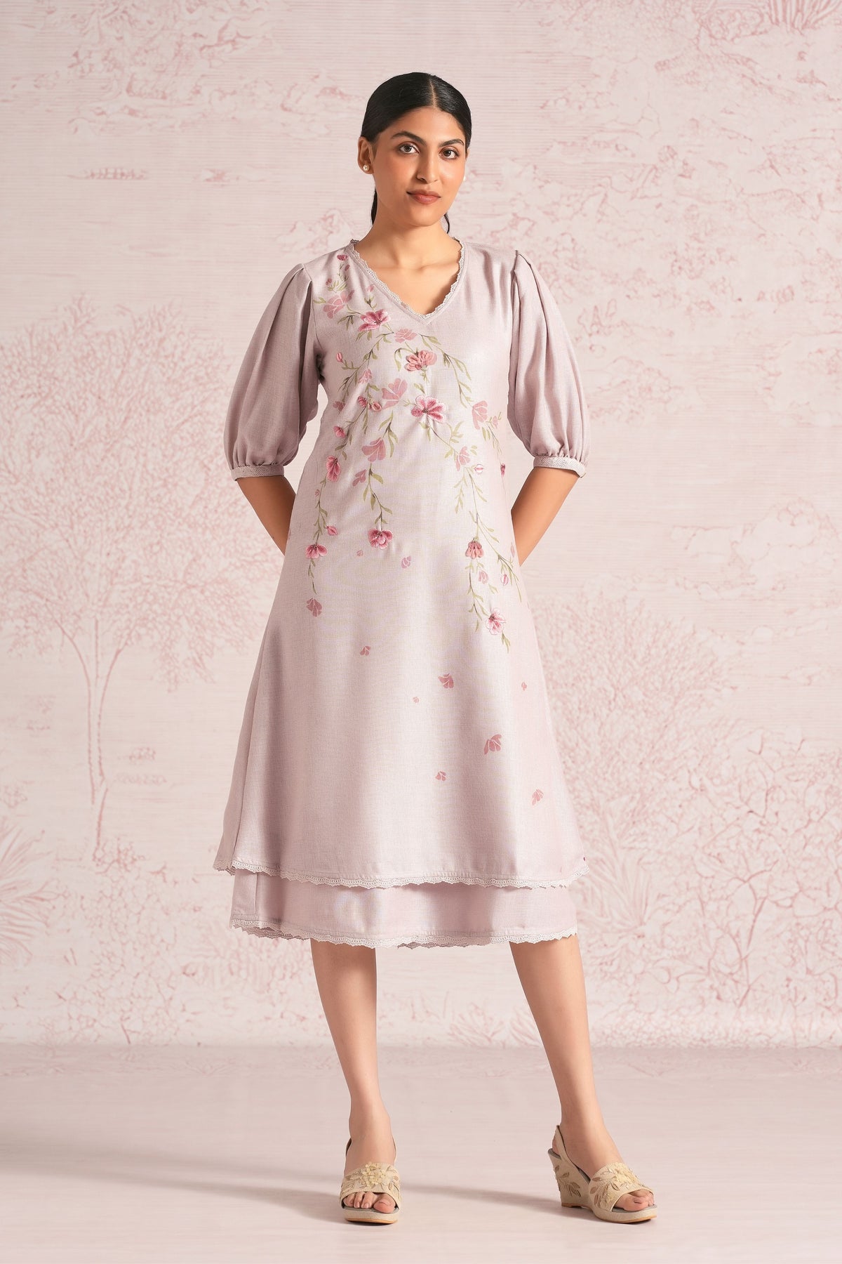 Blush Mauve Elora Dress