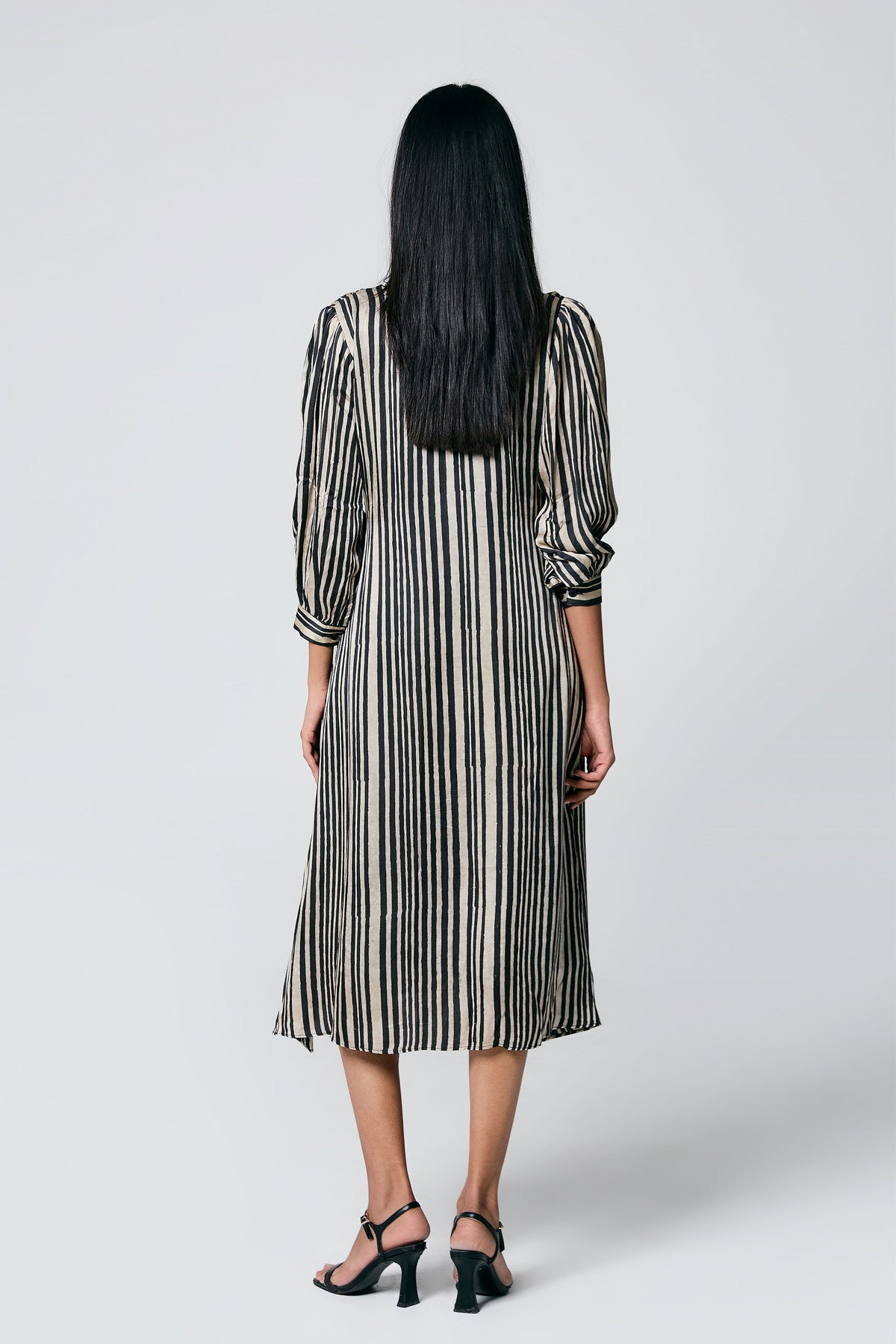 Ajrakh V Neck Dress
