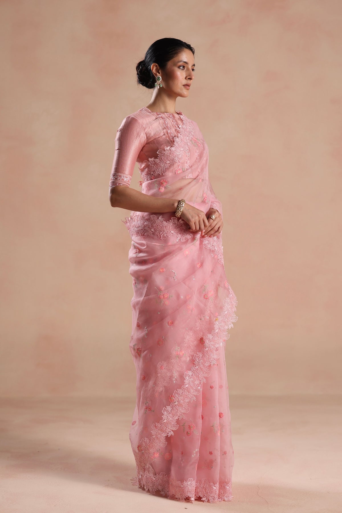 Shiloh Pink Saree