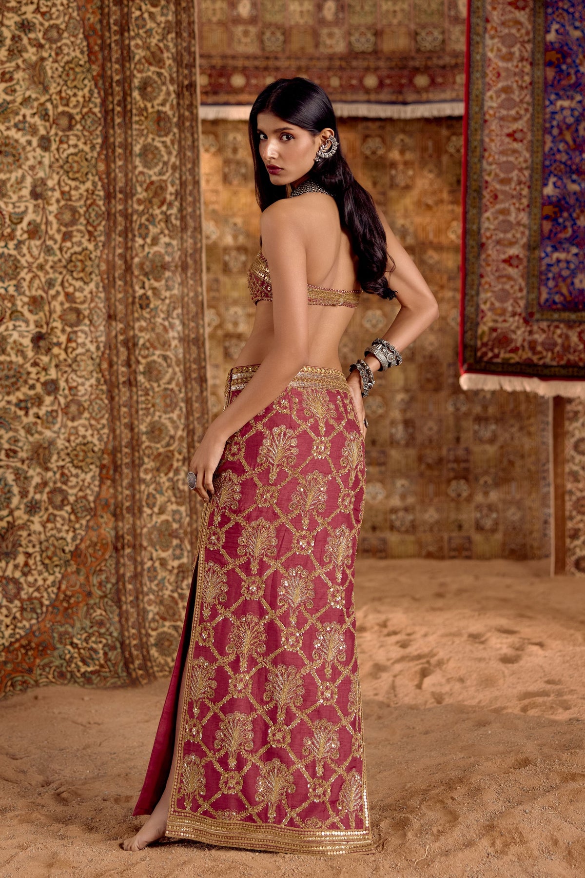 Afsan E Zar Skirt Set