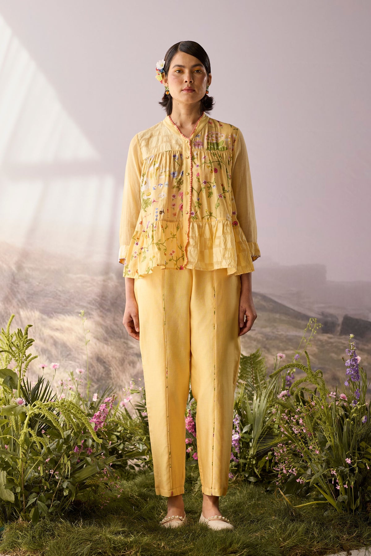 Sunray Tiered Top
