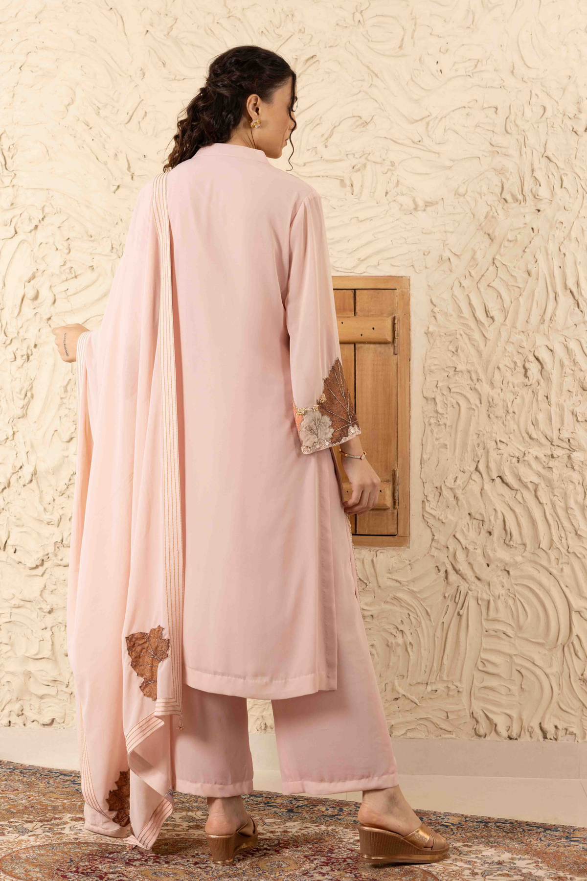 Anika Rose Pink Palazzo Set