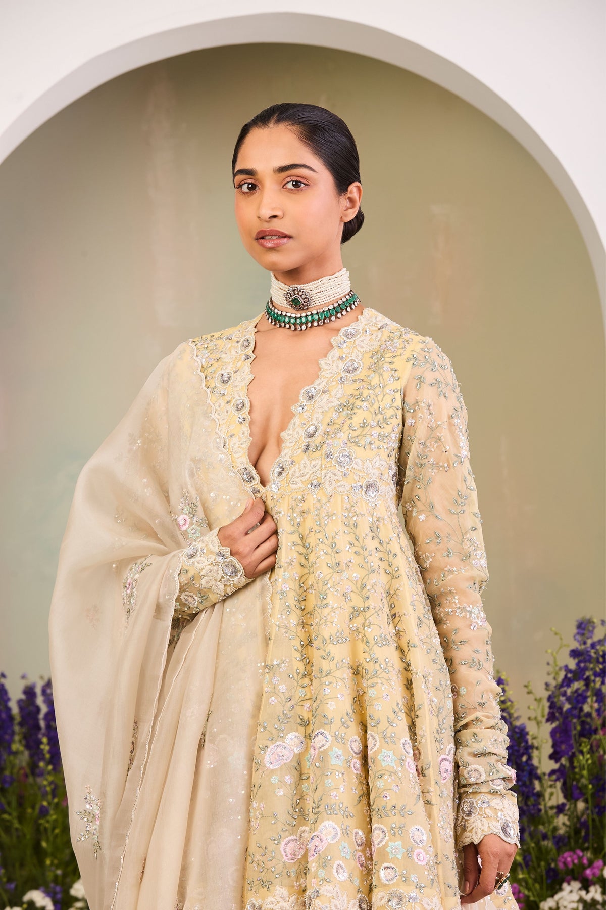 Rabia Short Anarkali Set