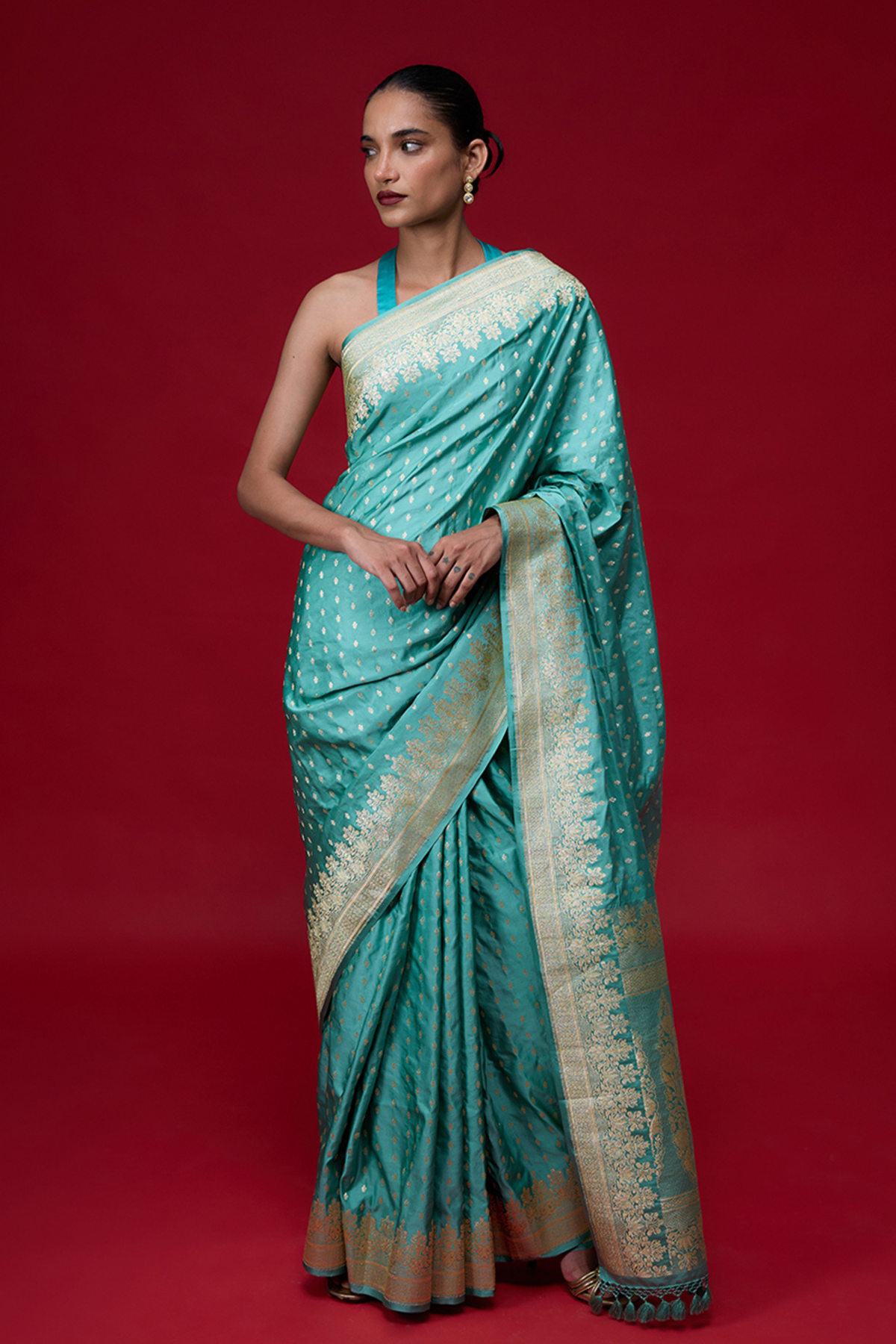 The Electric Breeze Saree