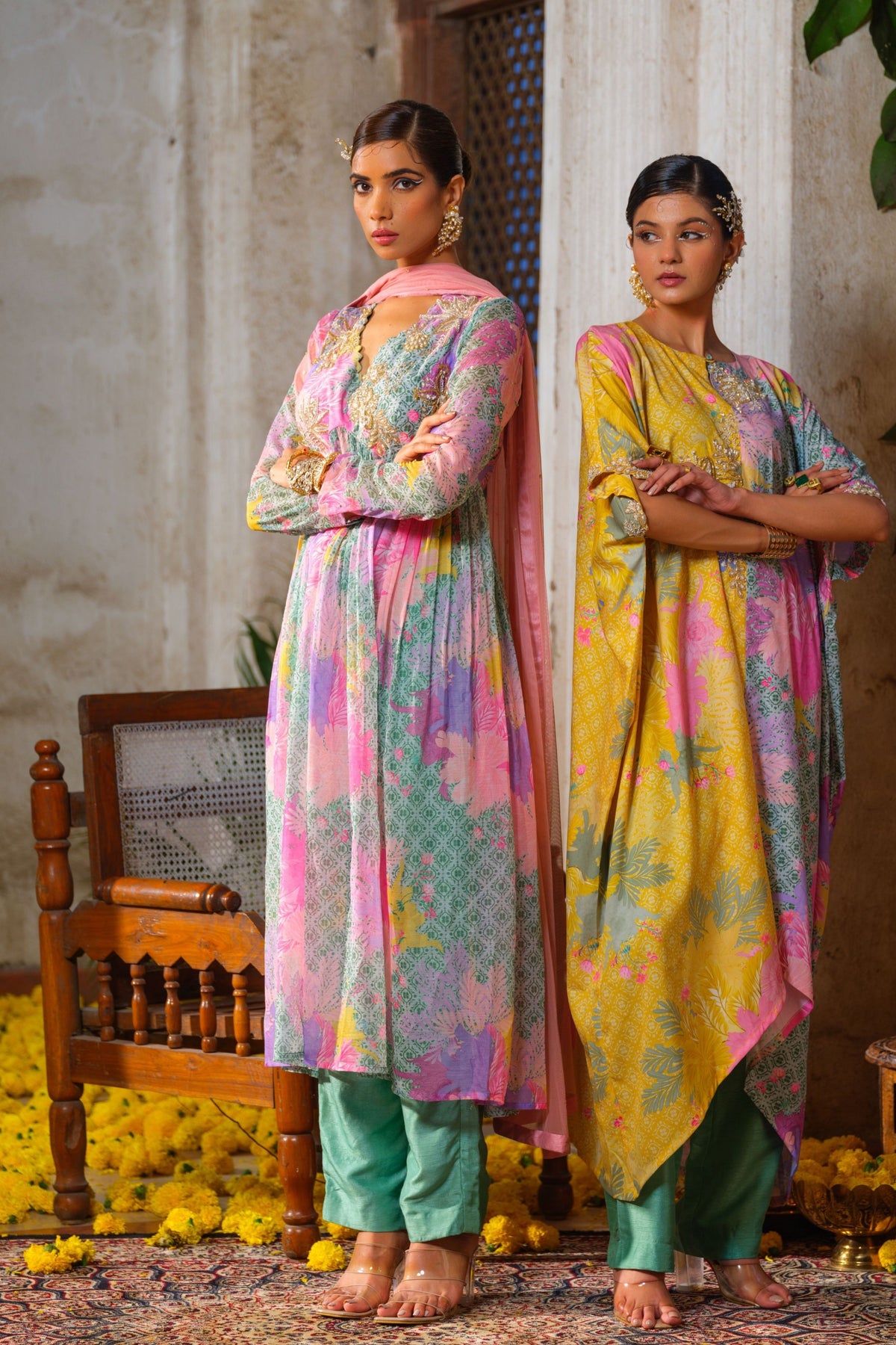 Genda Aira Kaftan Set
