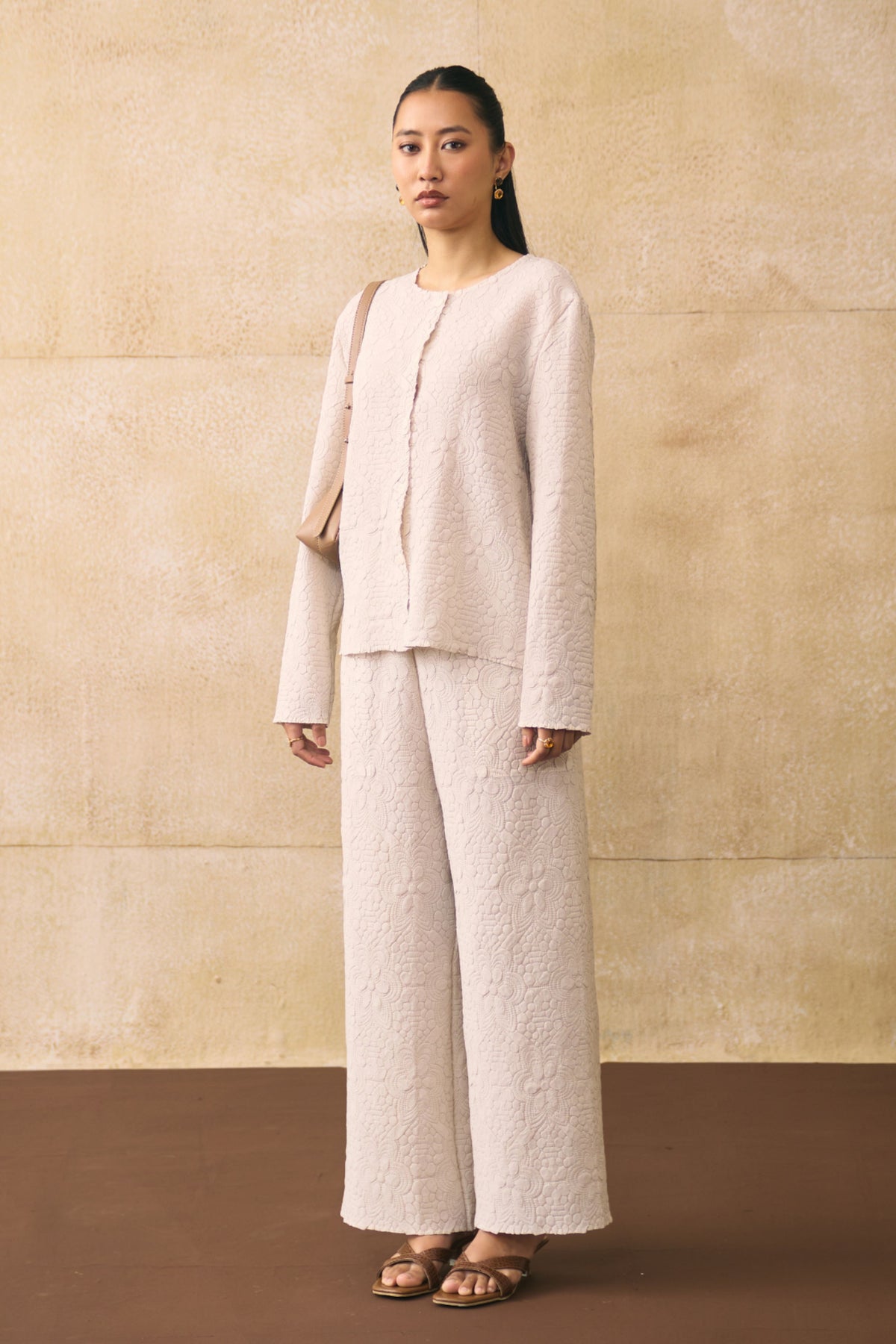 Ivory Ganni Co-ord Set