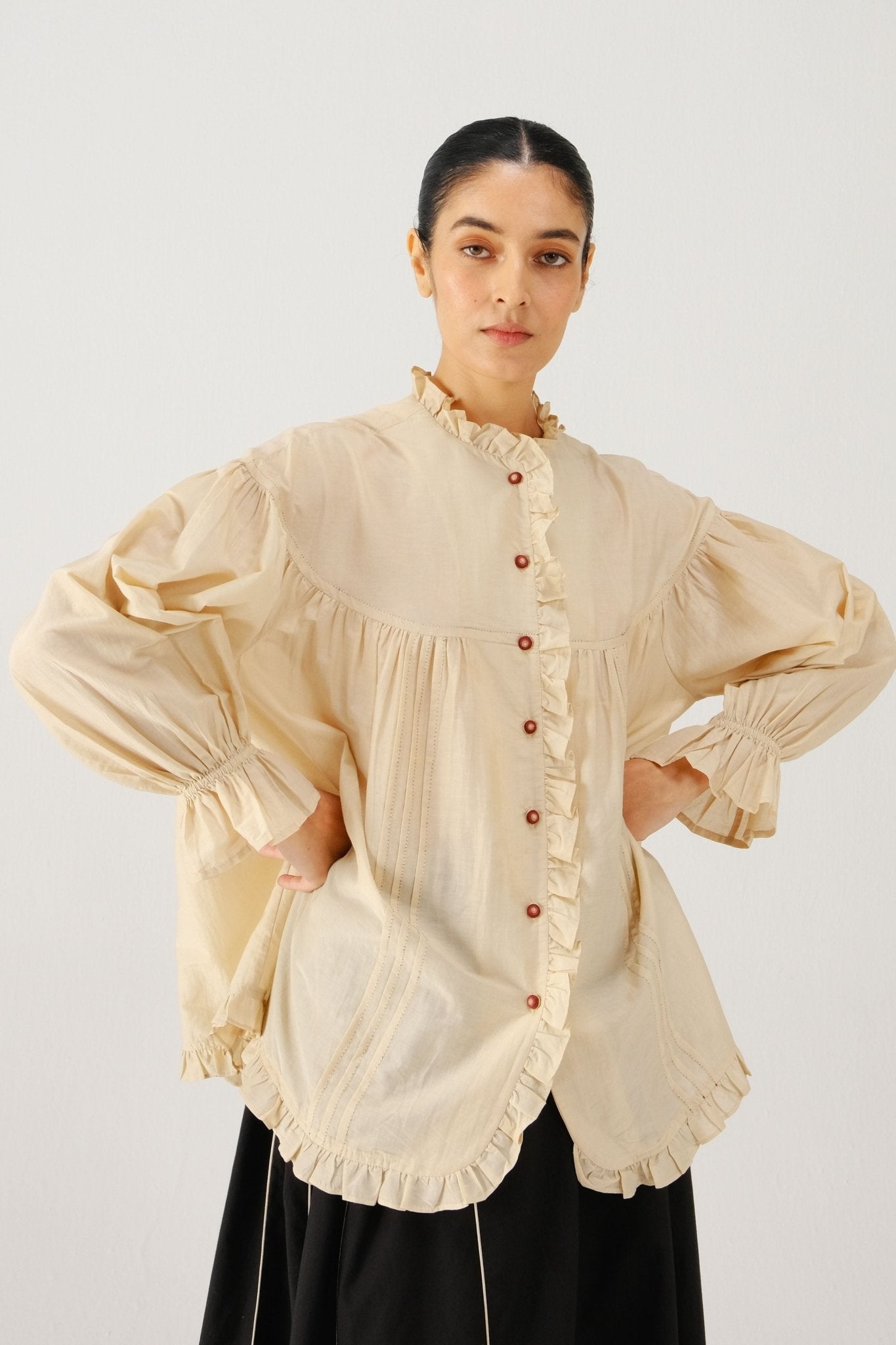 Ivory Fiji Top - Cord - Elahe