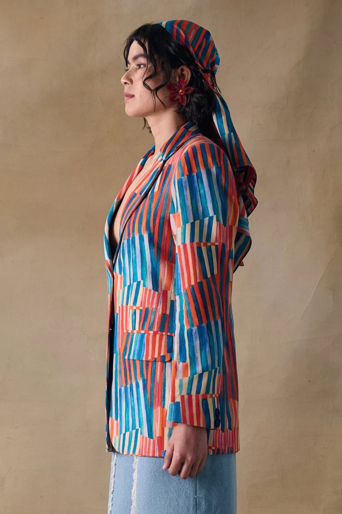 Asilah Stripe Blazer